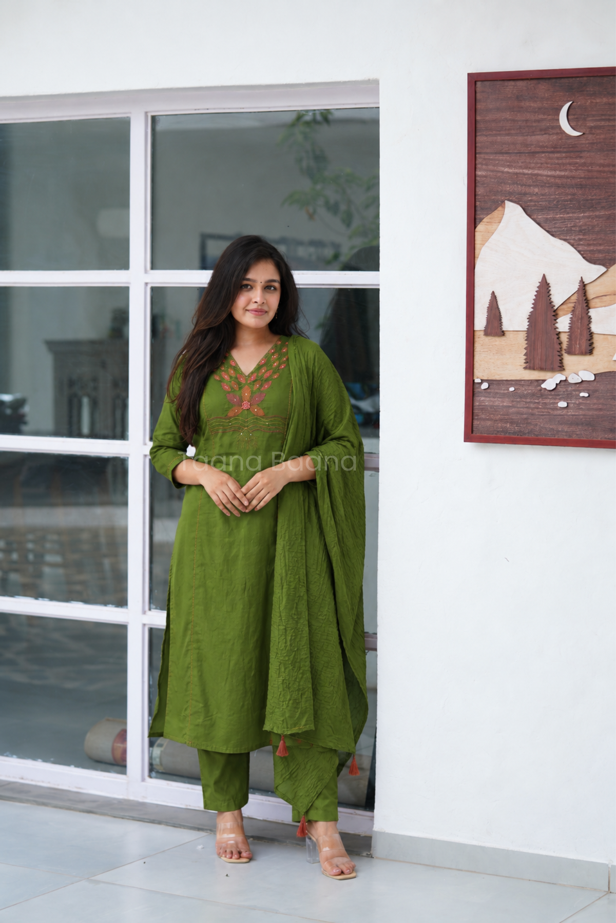 Dupatta Pant Set