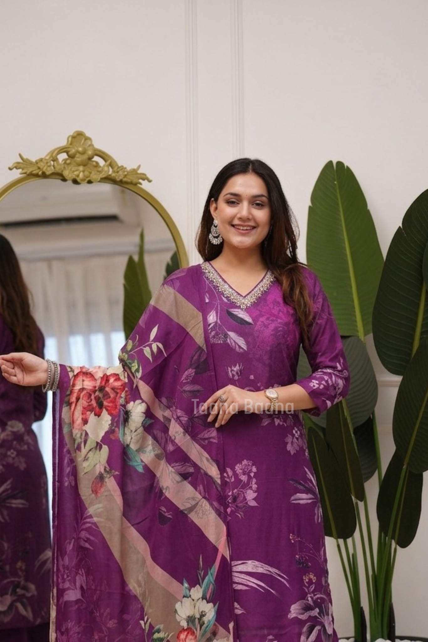 Dupatta Pant Set