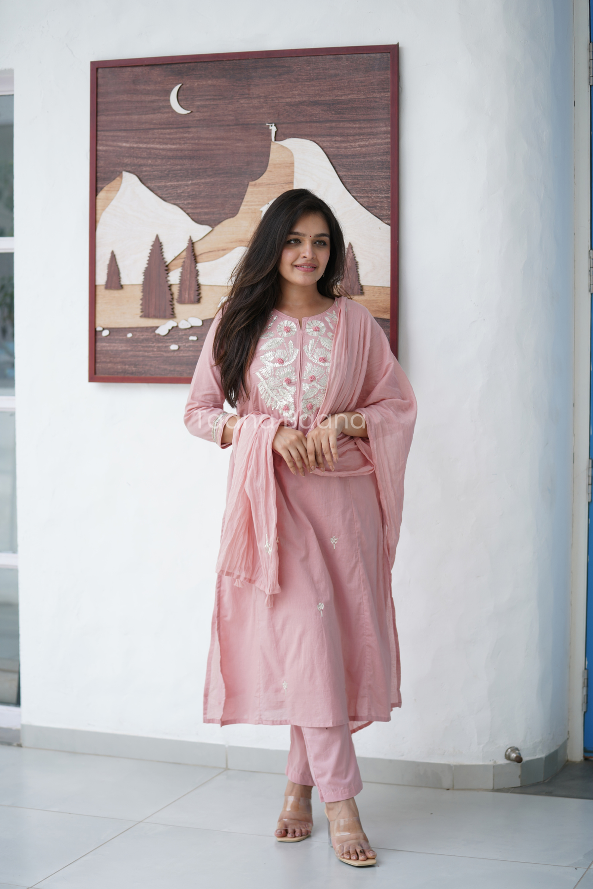 Dupatta Pant Set