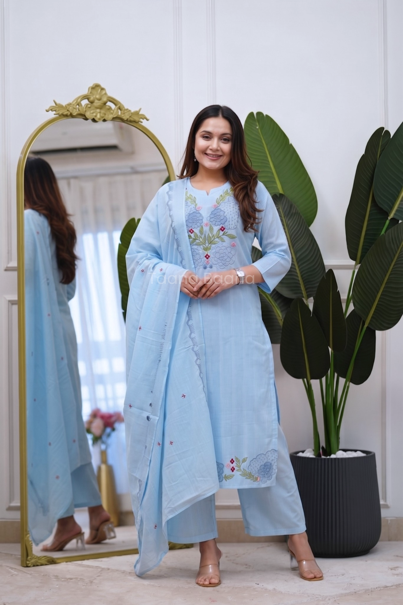 Dupatta Pant Set