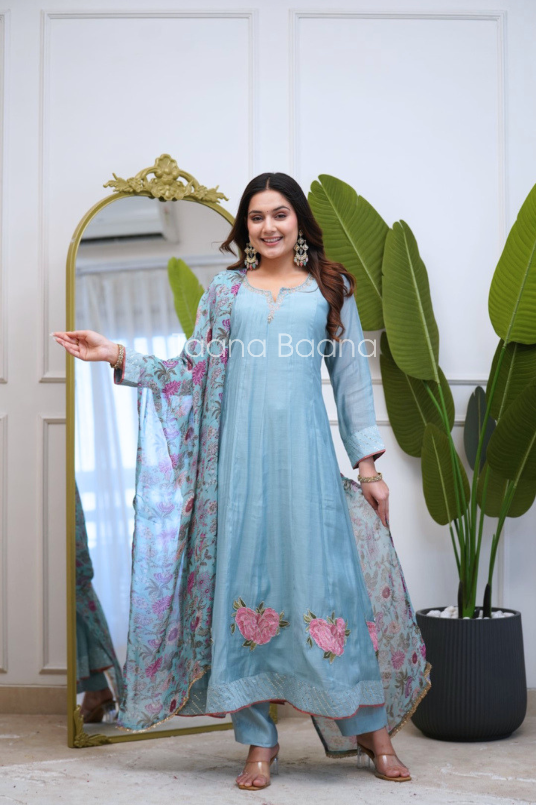 Dupatta Pant Set
