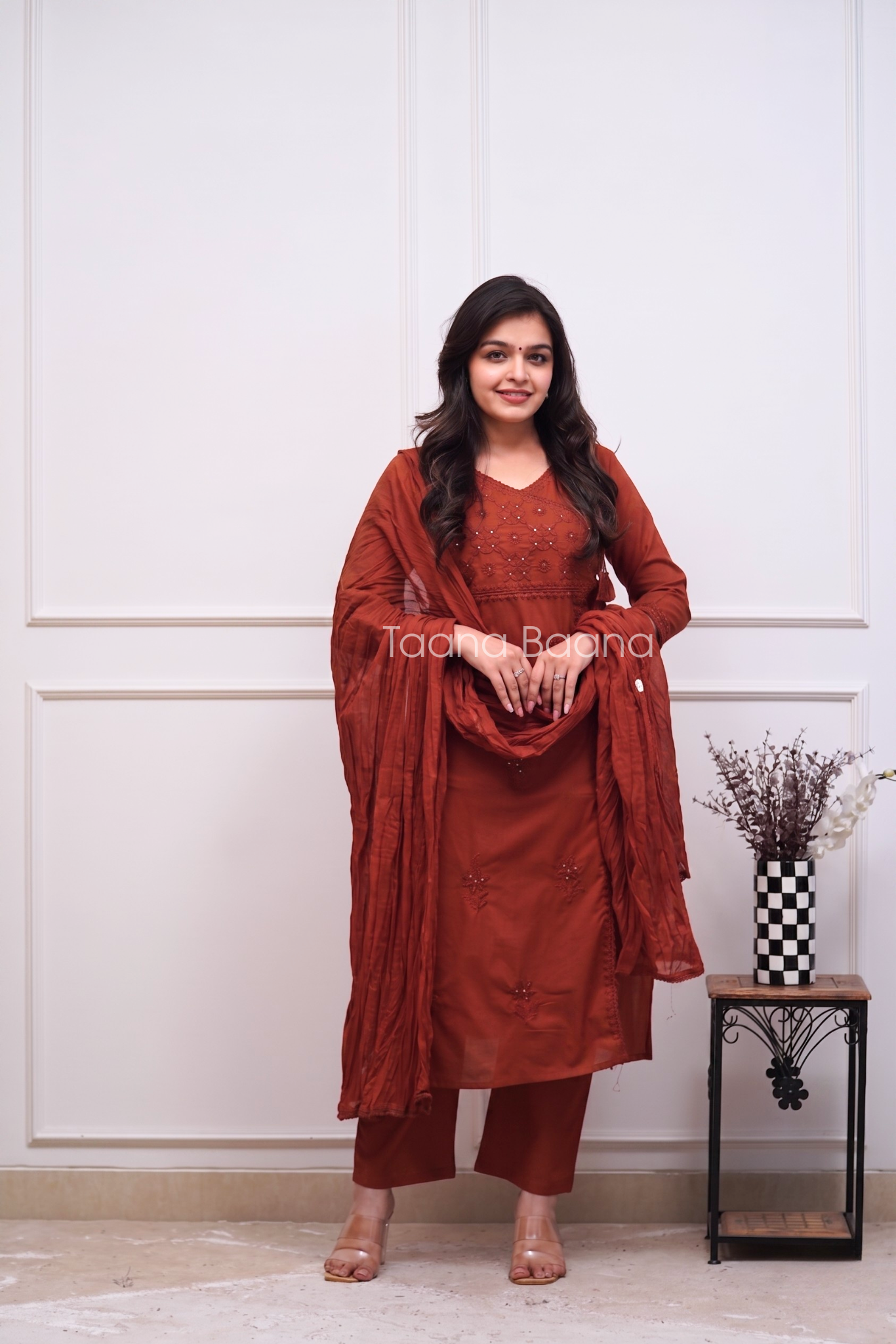 Dupatta Pant Set