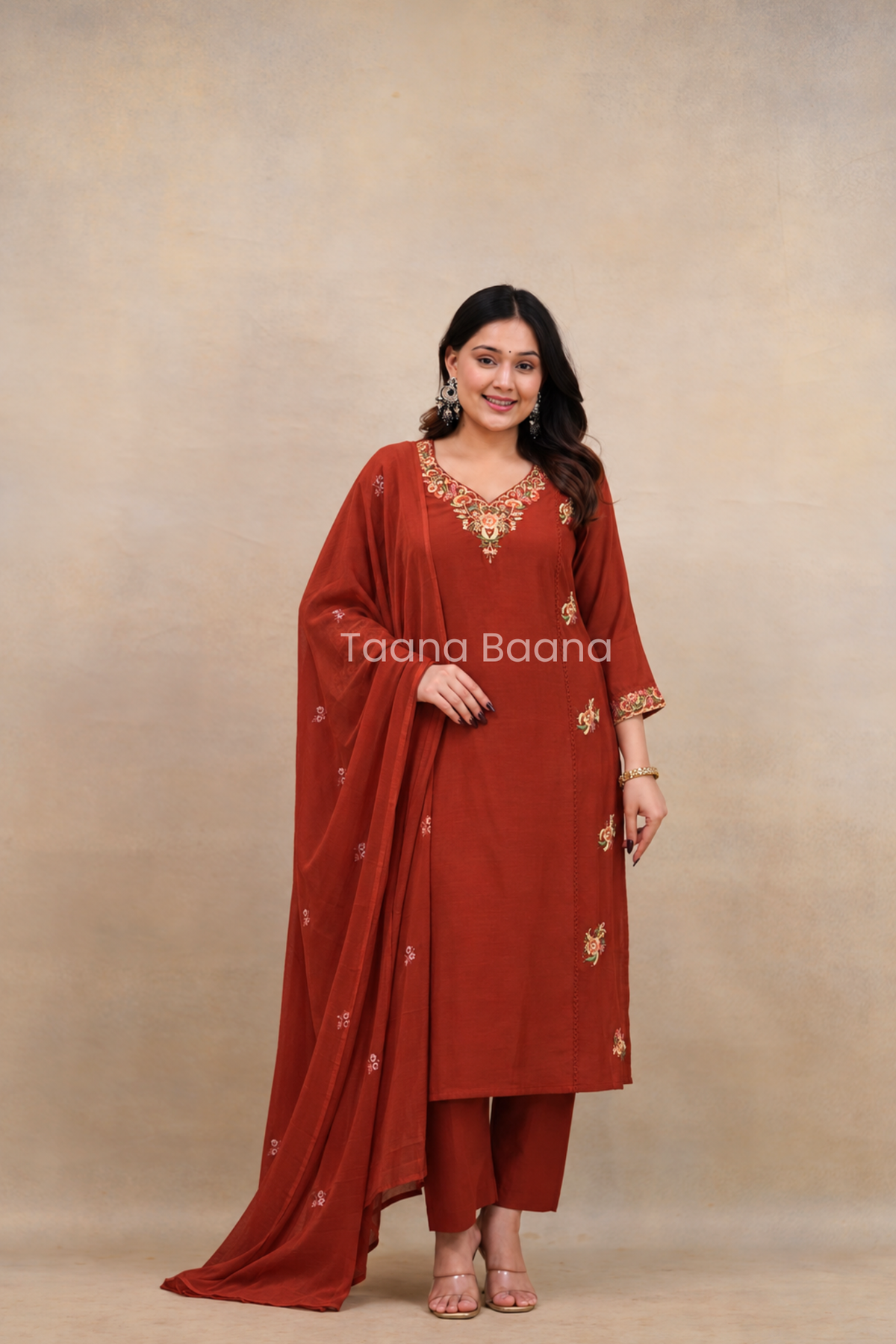 Dupatta Pant Set