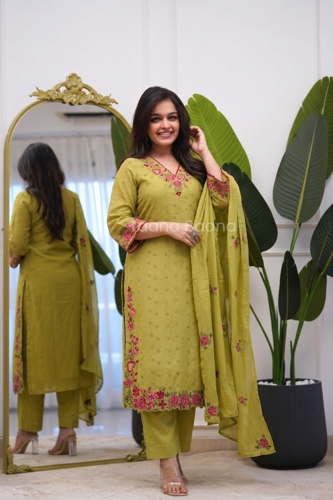 Dupatta Pant Set