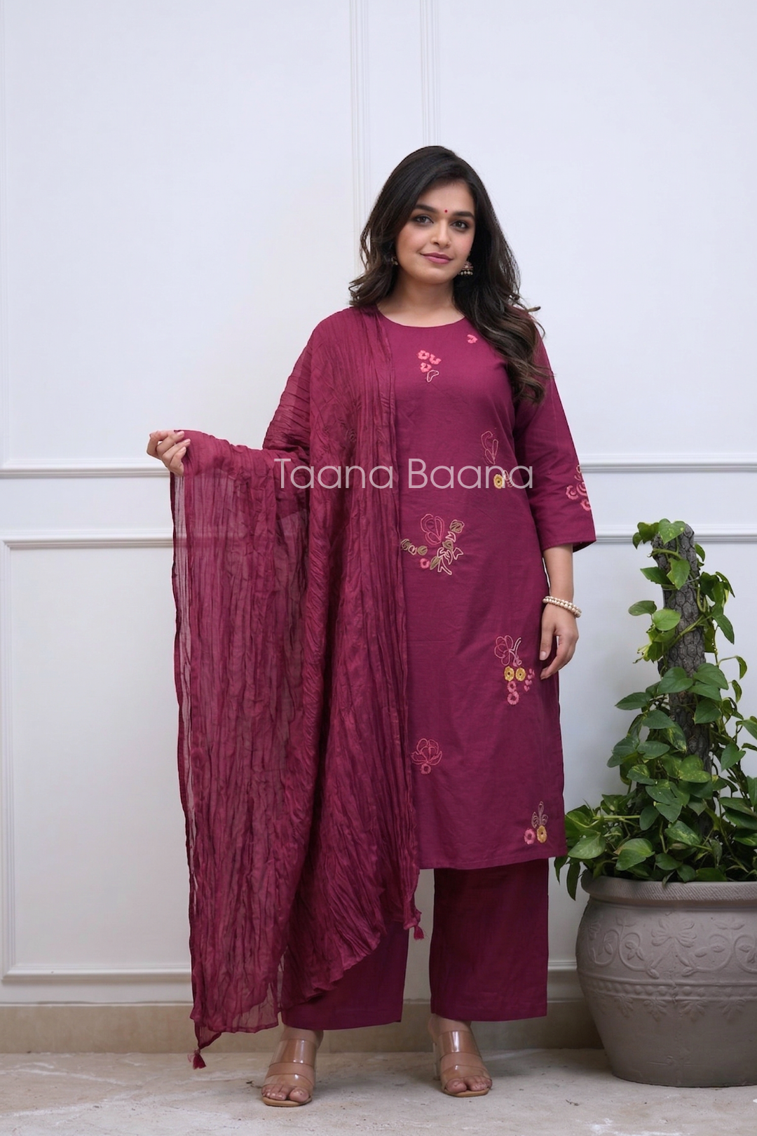 Dupatta Pant Set