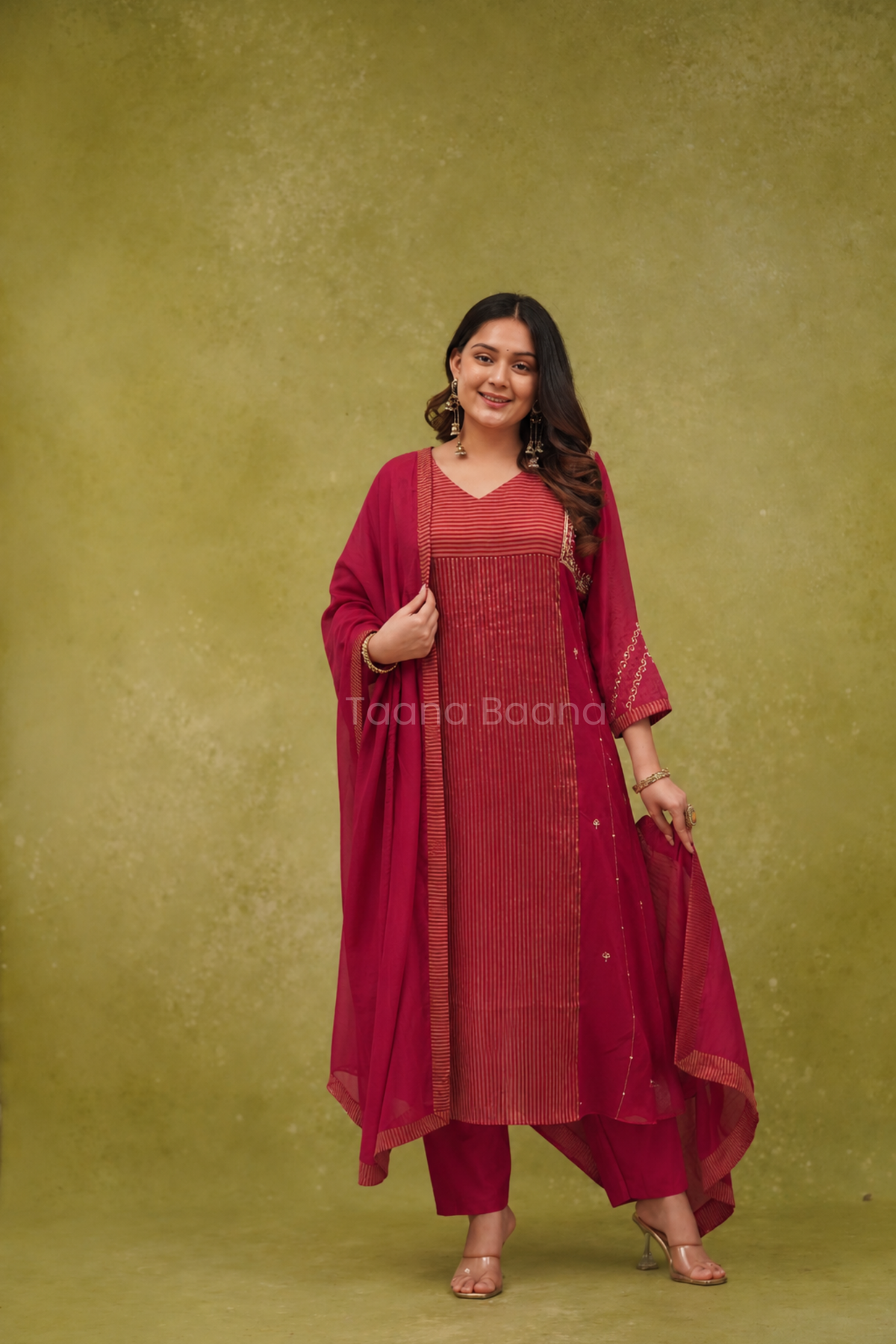 Dupatta Pant Set