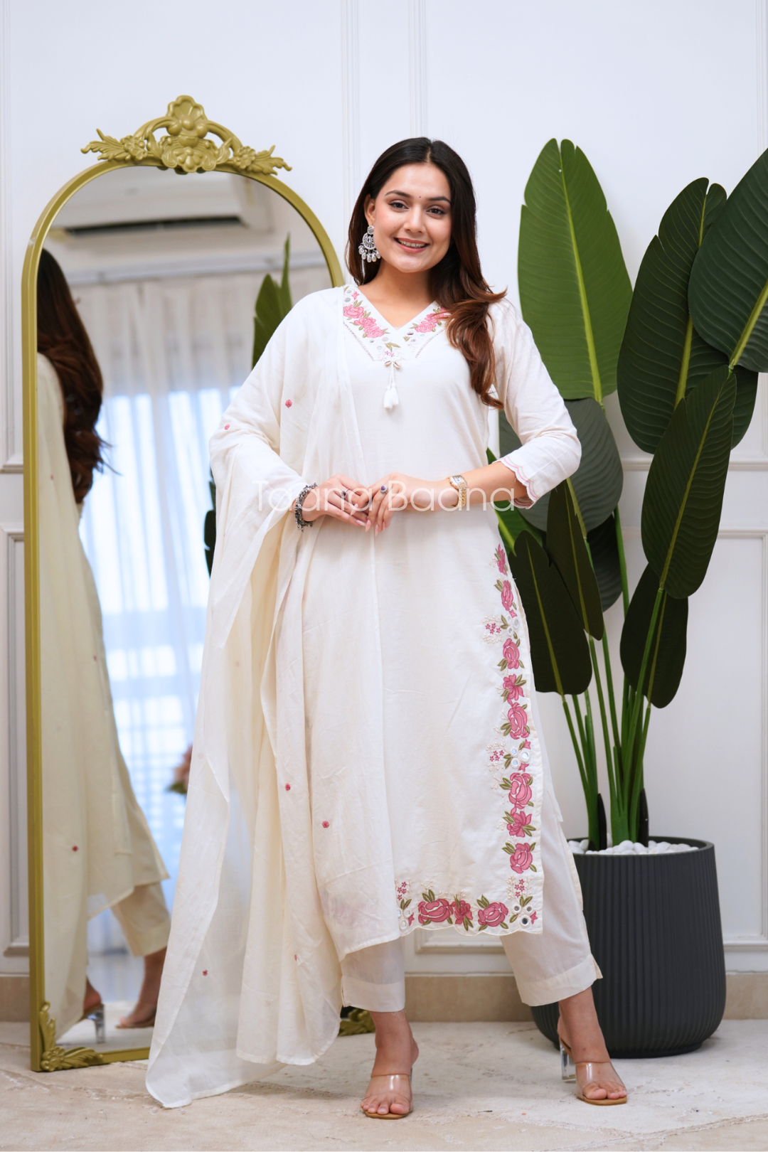 Dupatta Pant Set