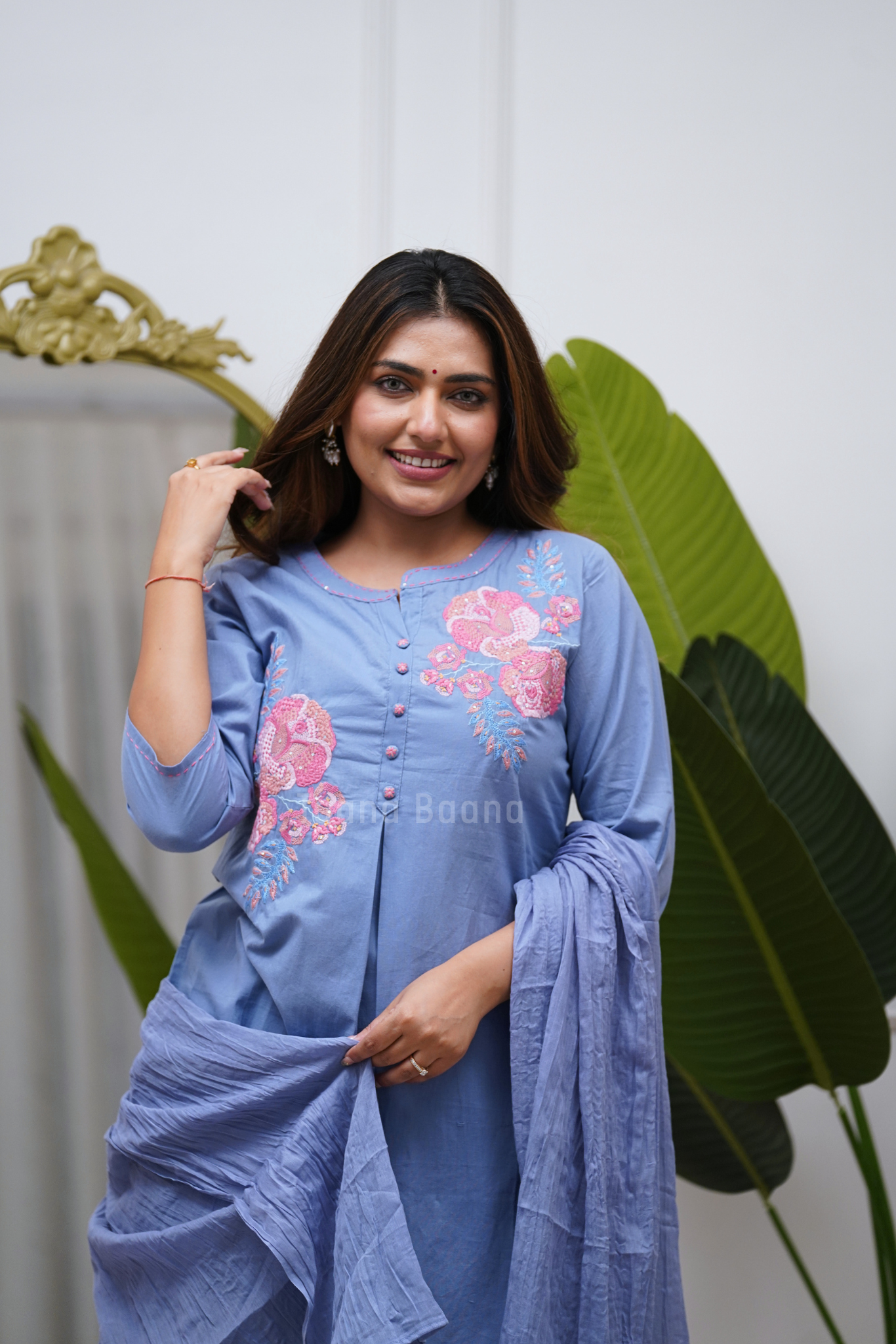 Dupatta Pant Set