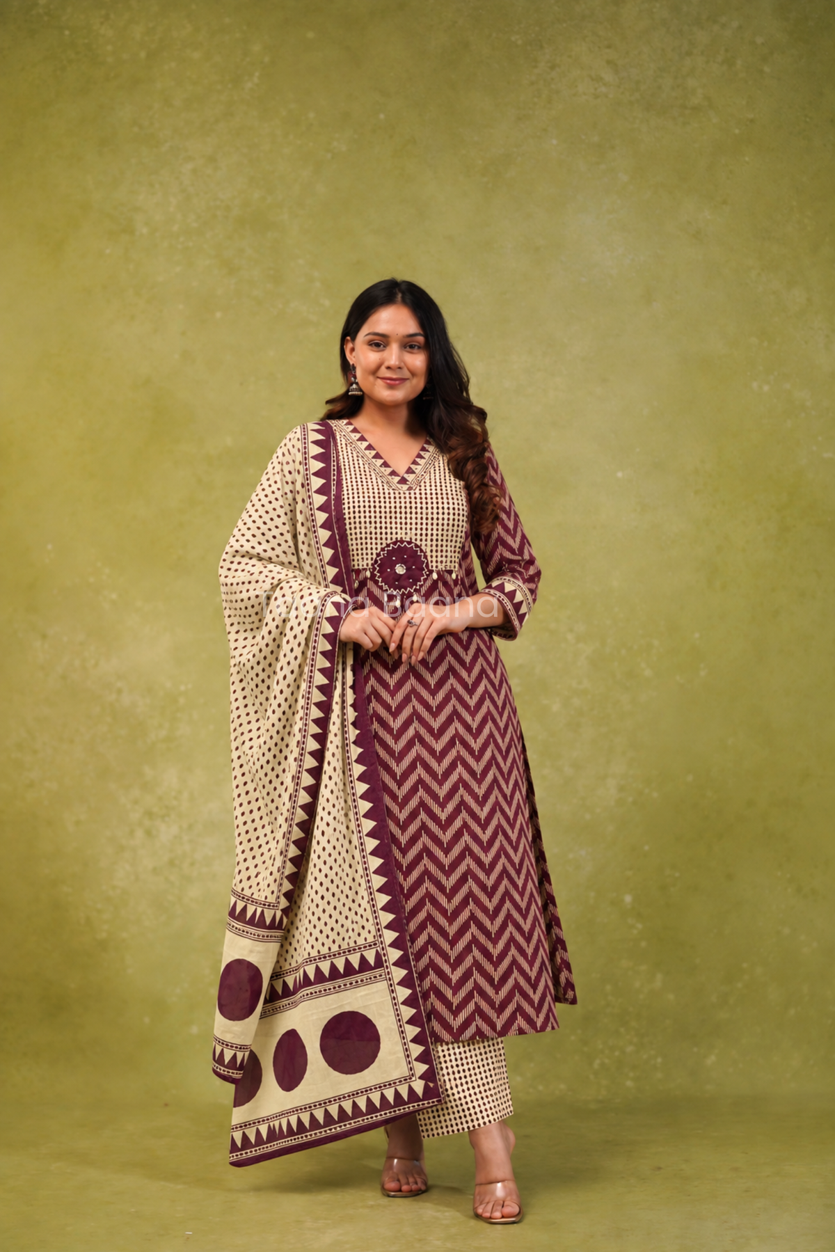 Dupatta Pant Set