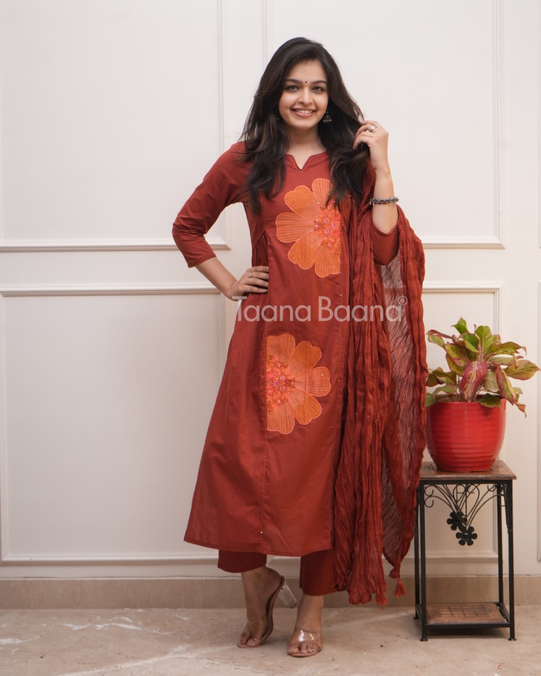 Dupatta Pant Set