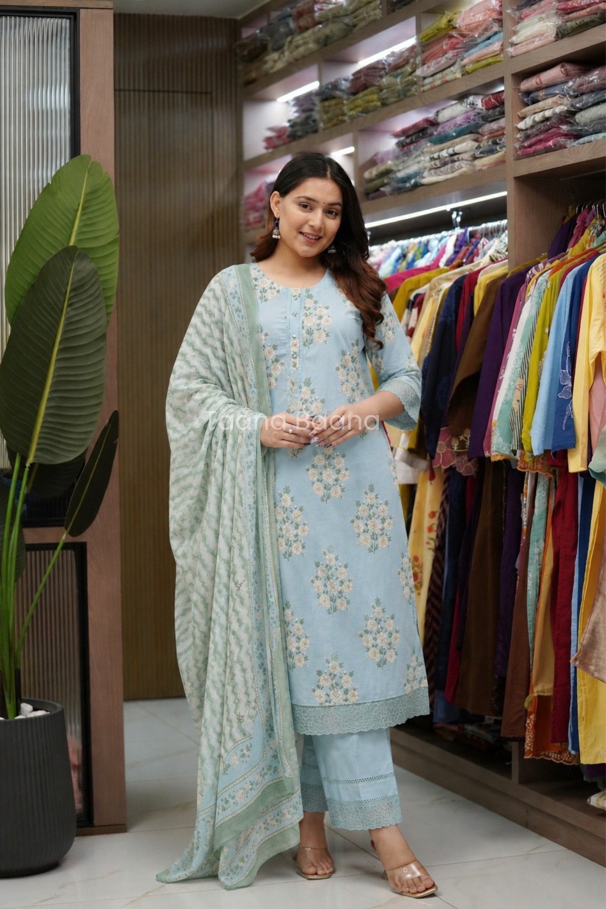 Dupatta Pant Set