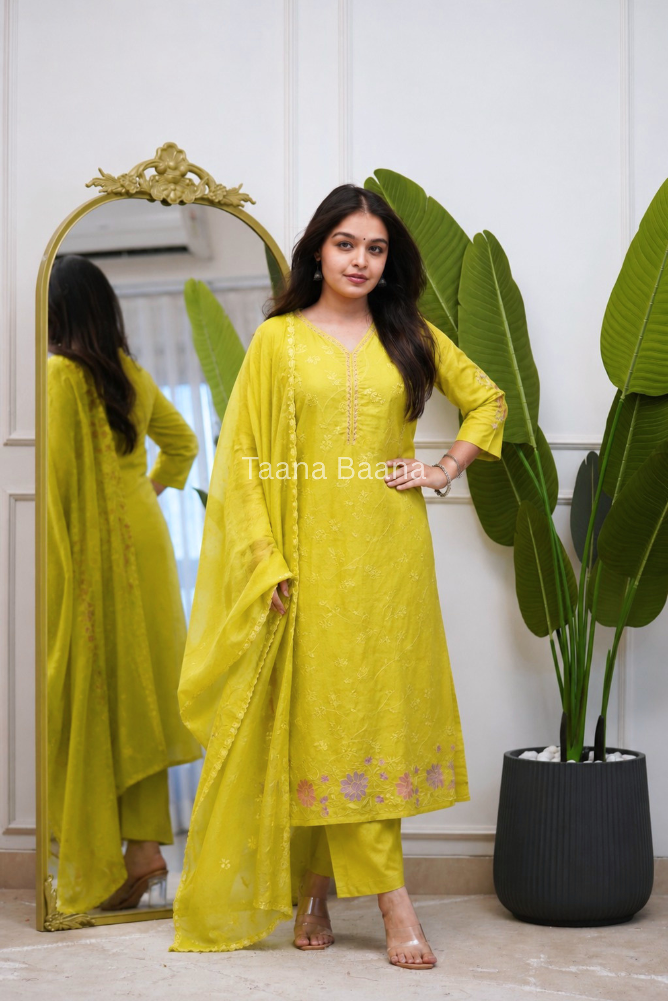 Dupatta Pant Set