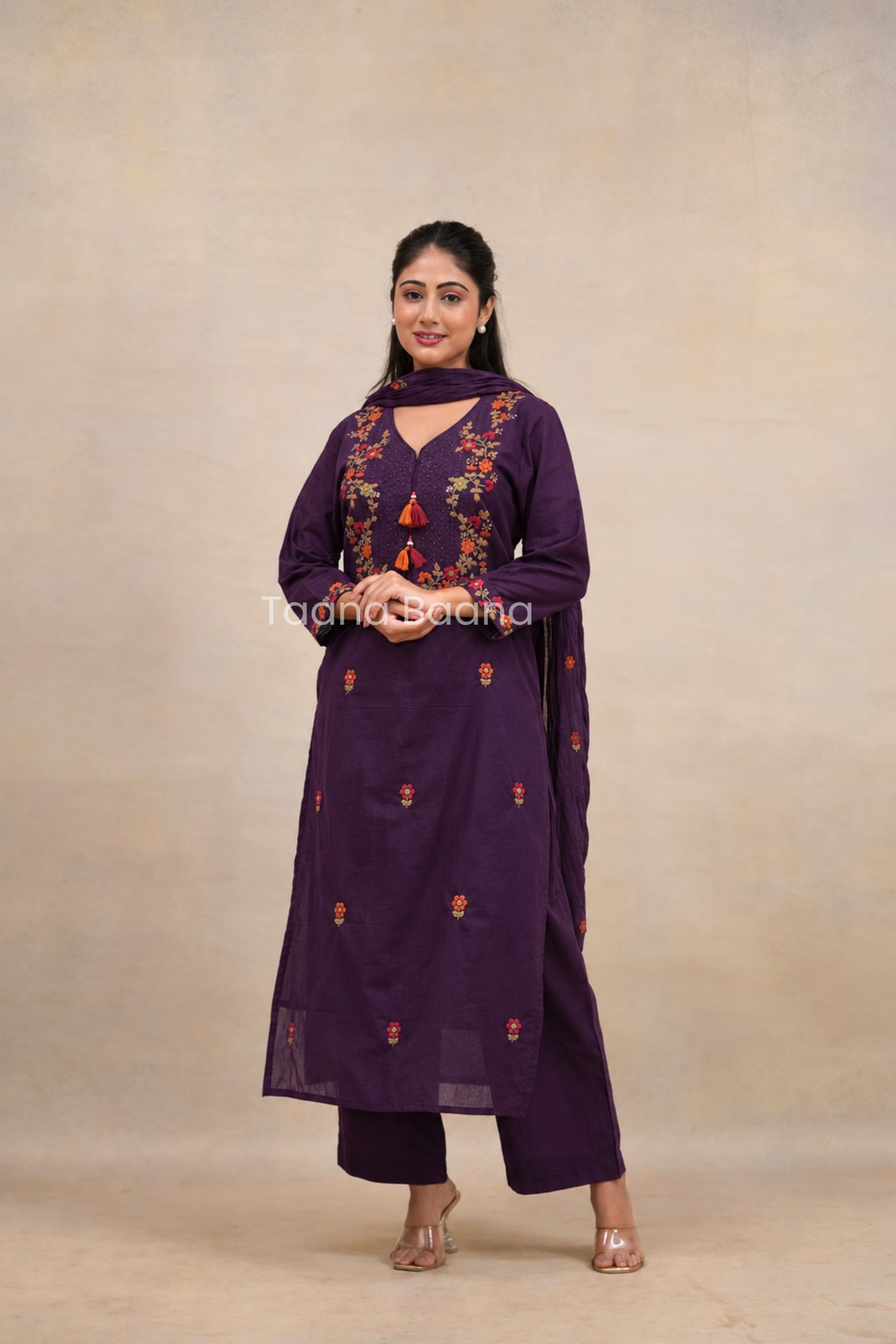 Dupatta Pant Set