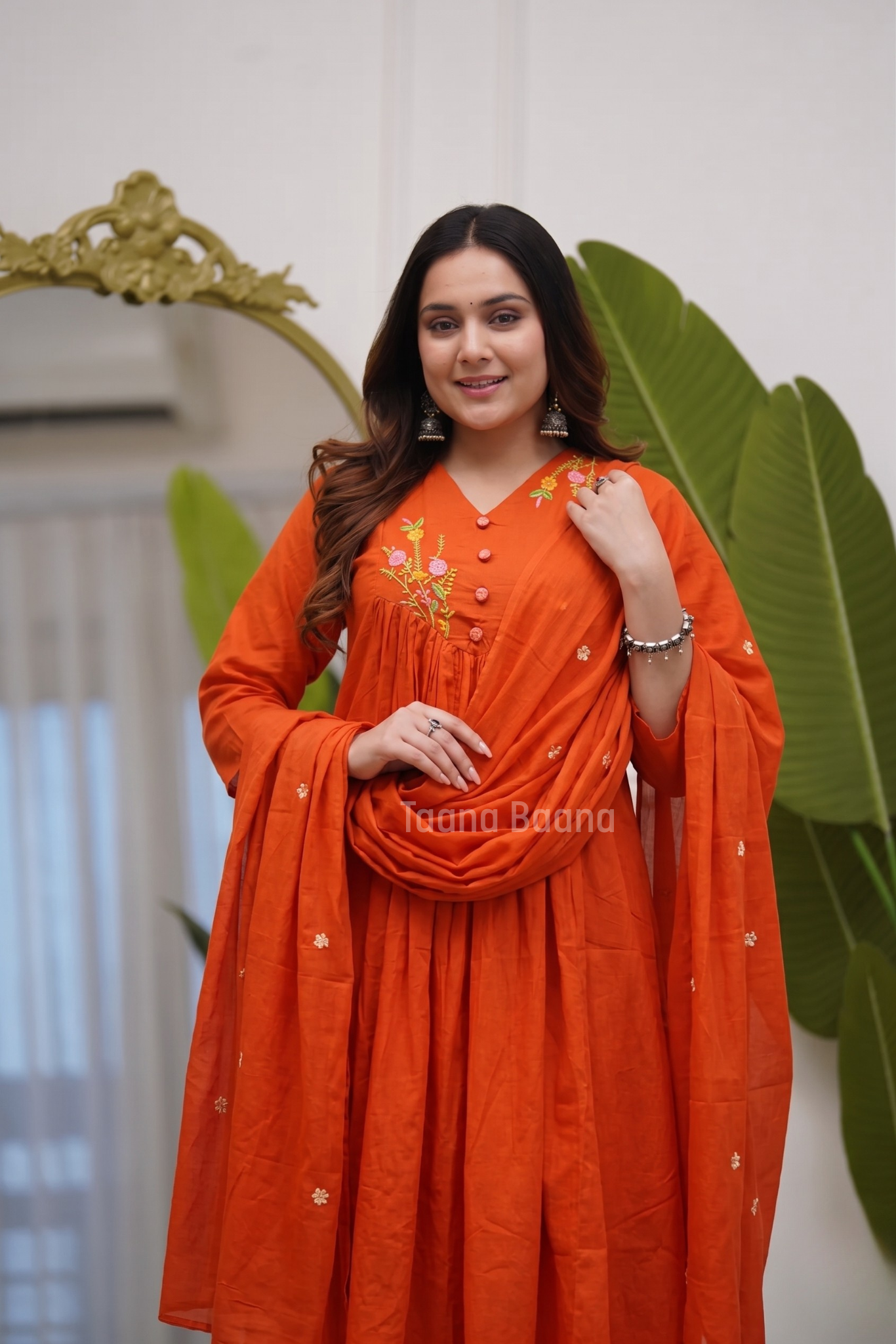 Anarkali Dupatta Set