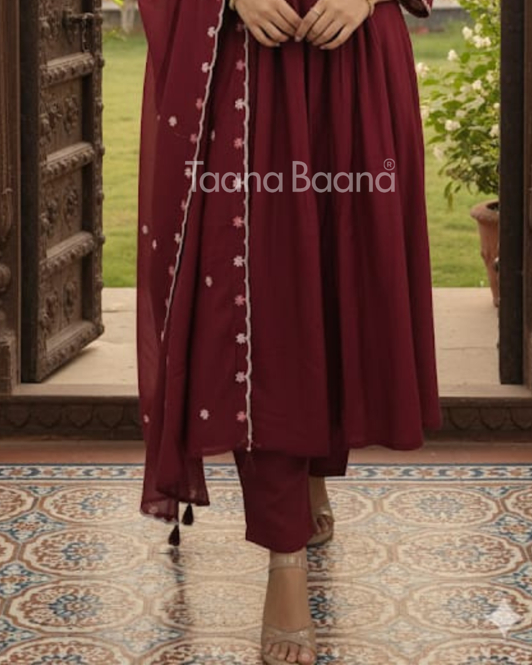 Dupatta Pant Set