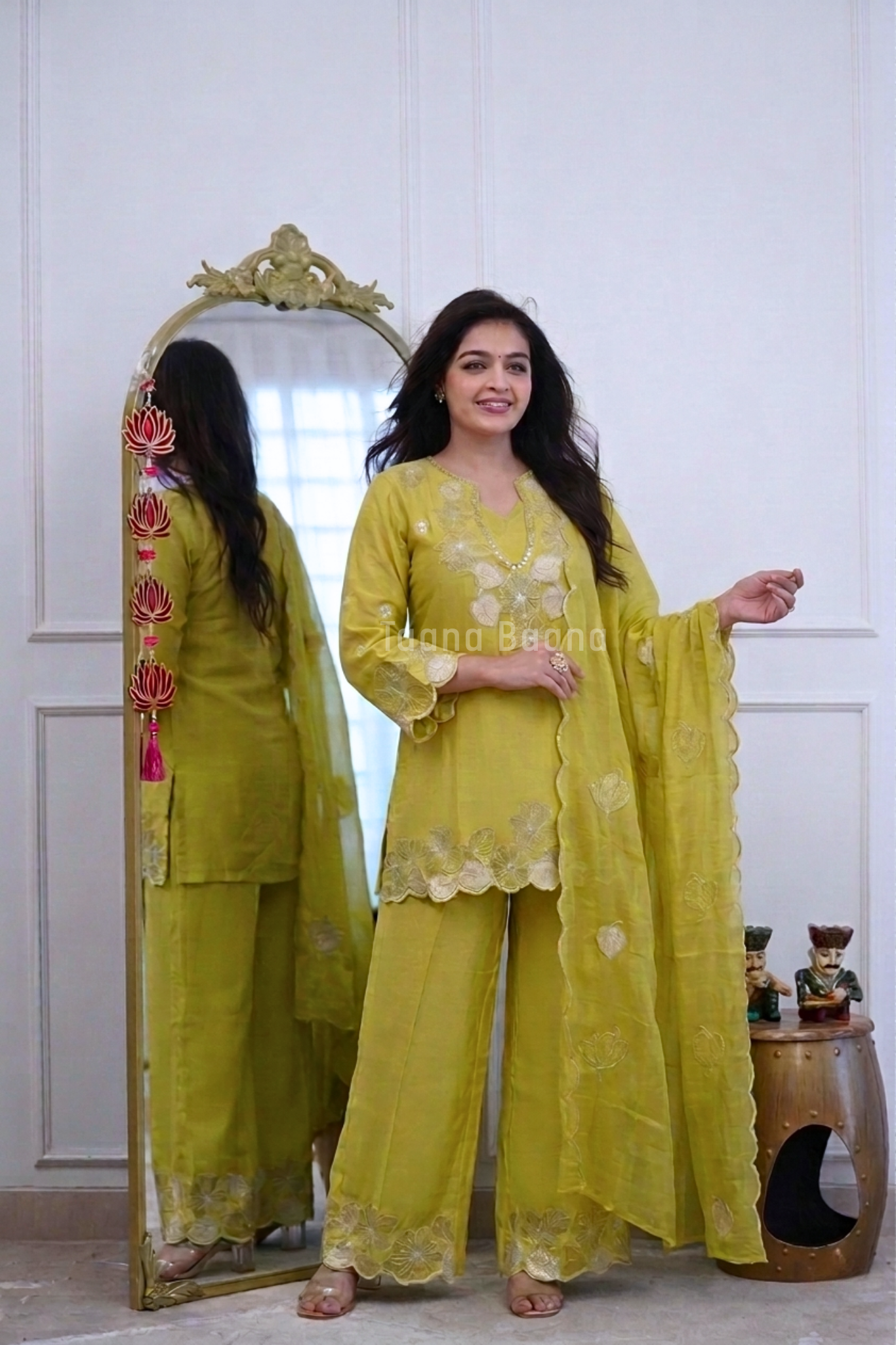 Dupatta Plazo Set