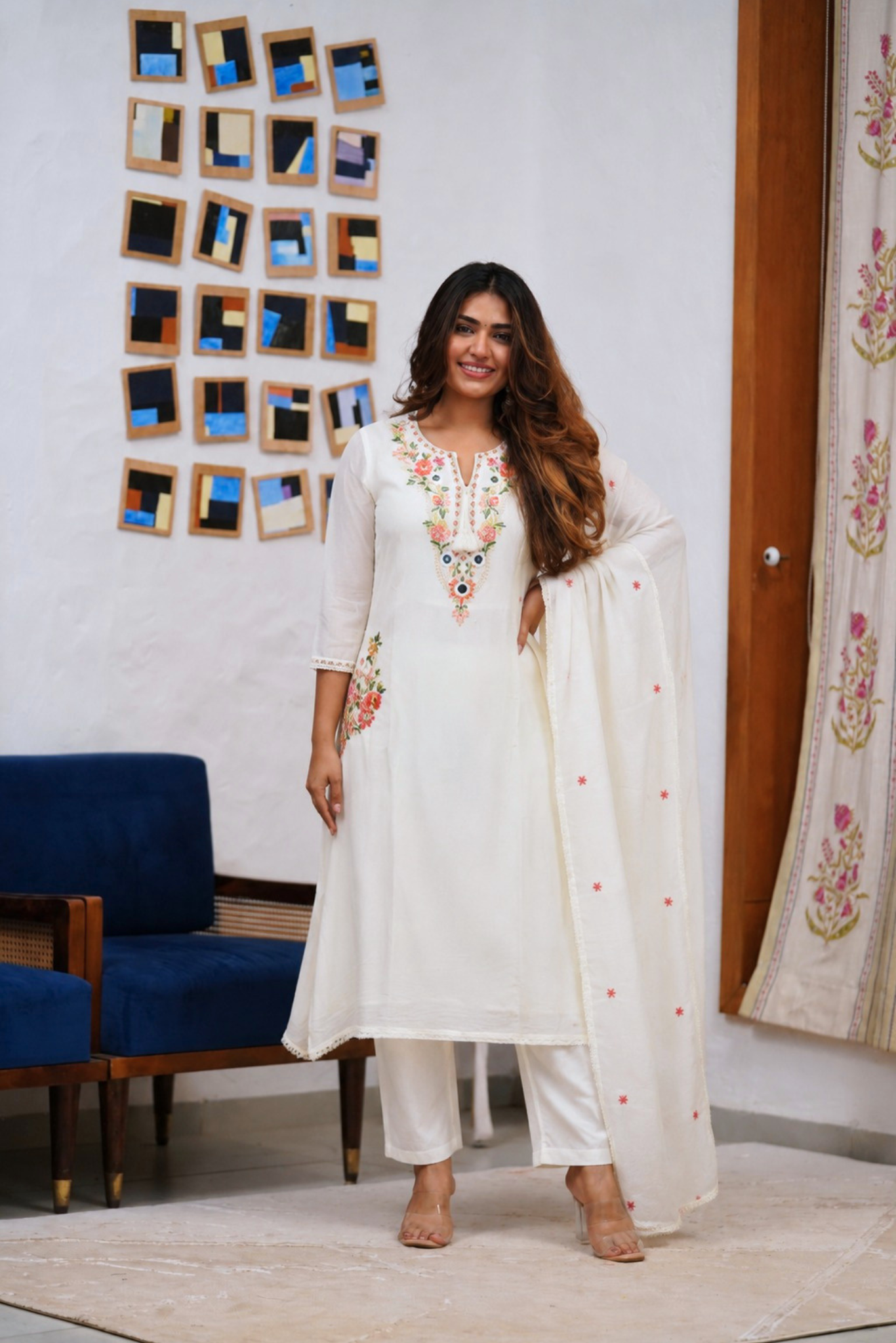 Dupatta Pant Set