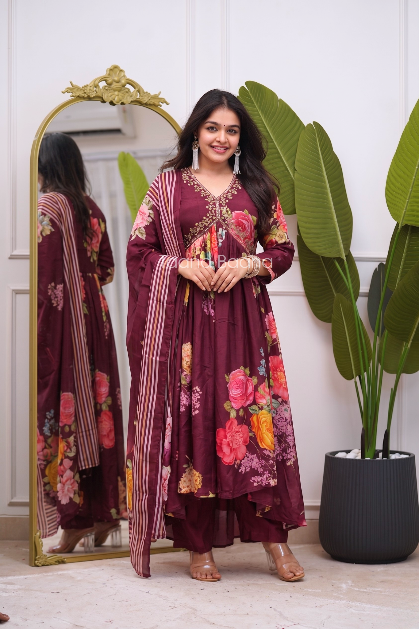 Dupatta Plazo Set