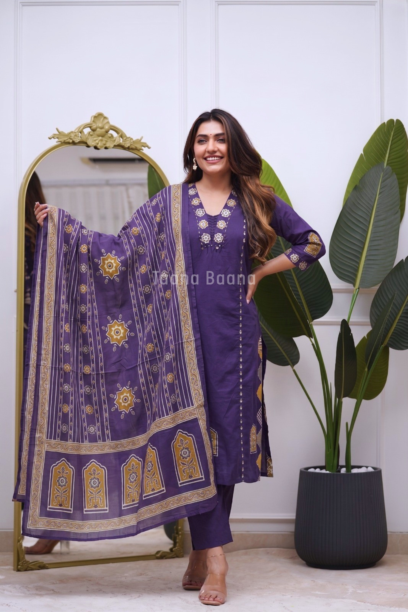 Dupatta Pant Set