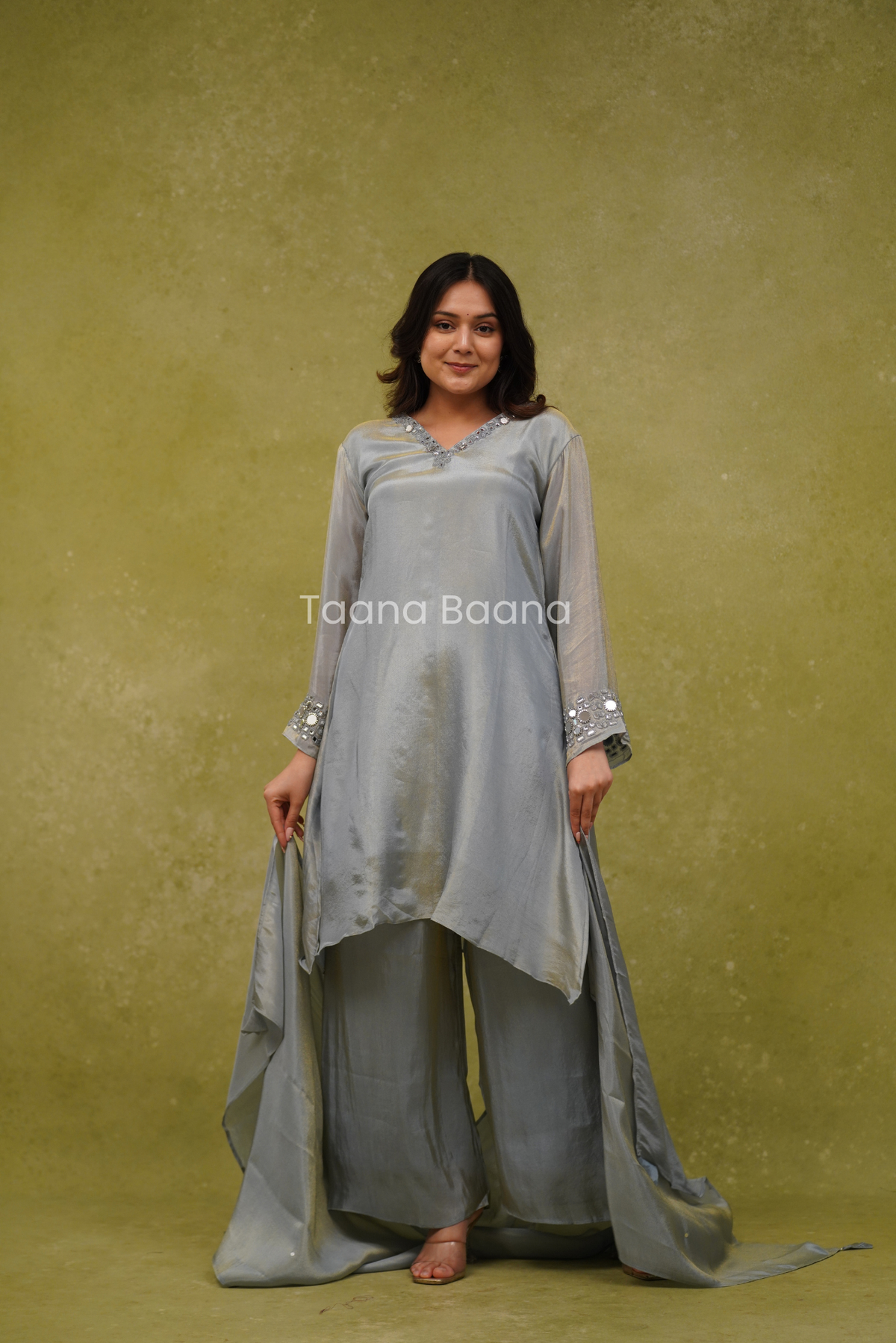 Dupatta Plazo Set