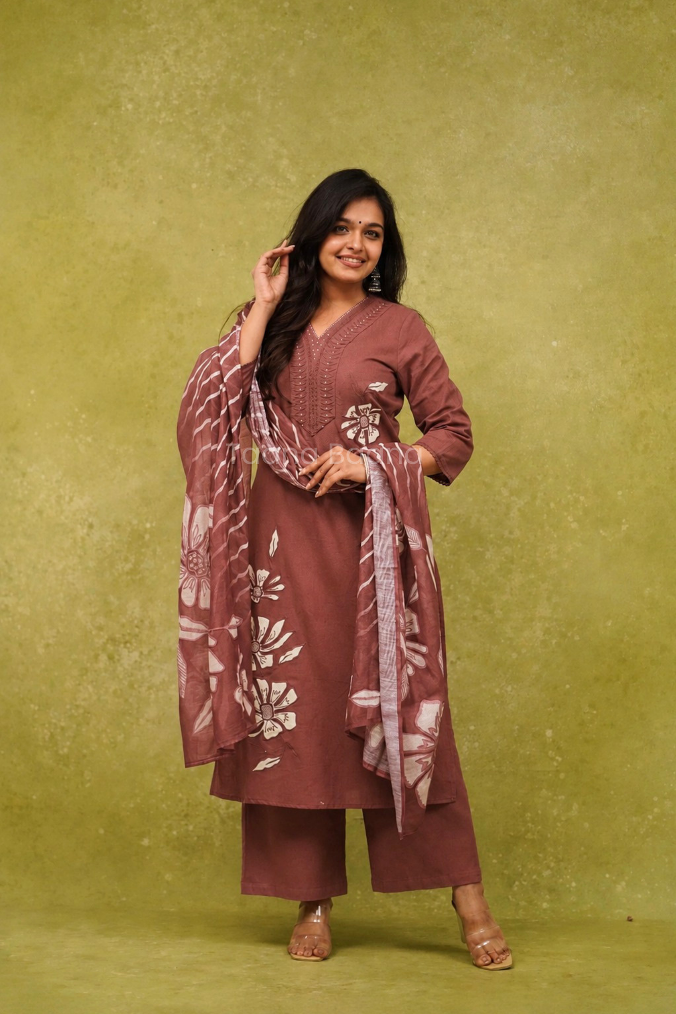 Dupatta Pant Set