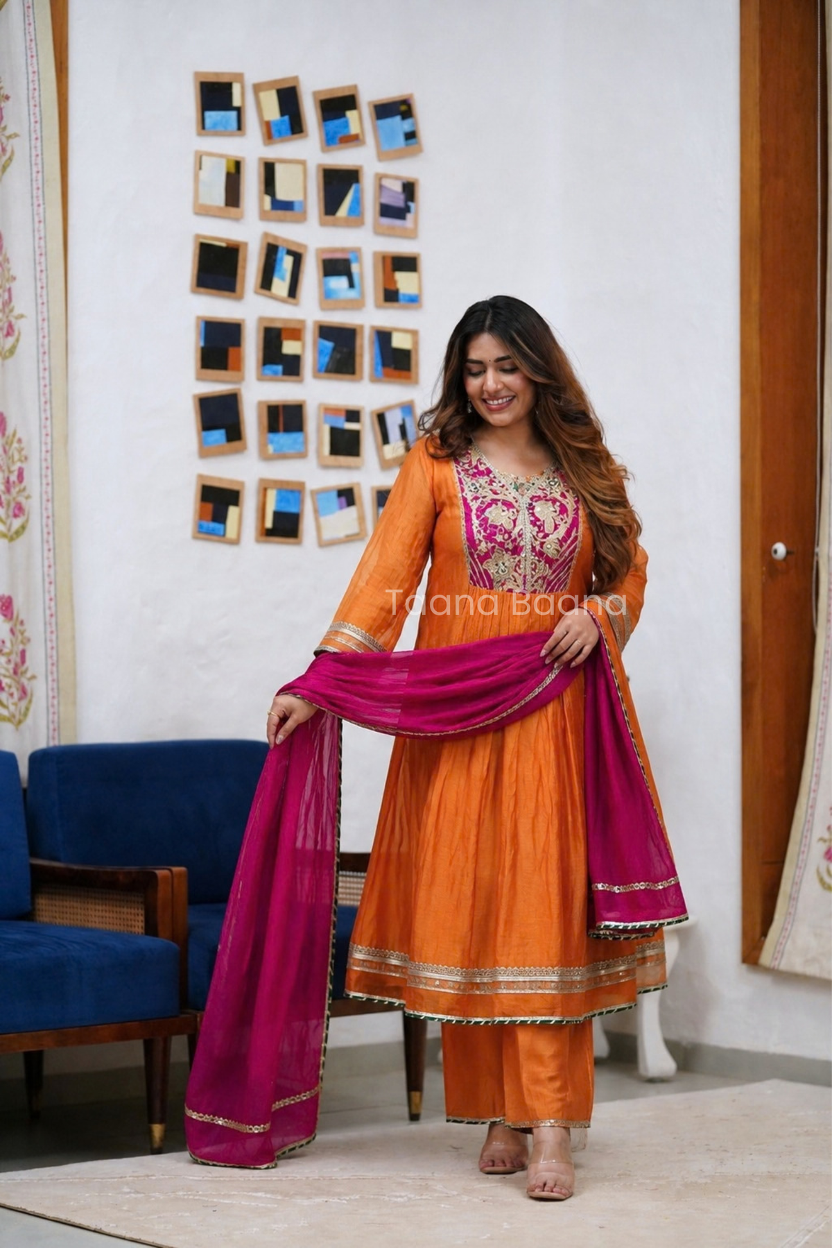 Dupatta Pant Set