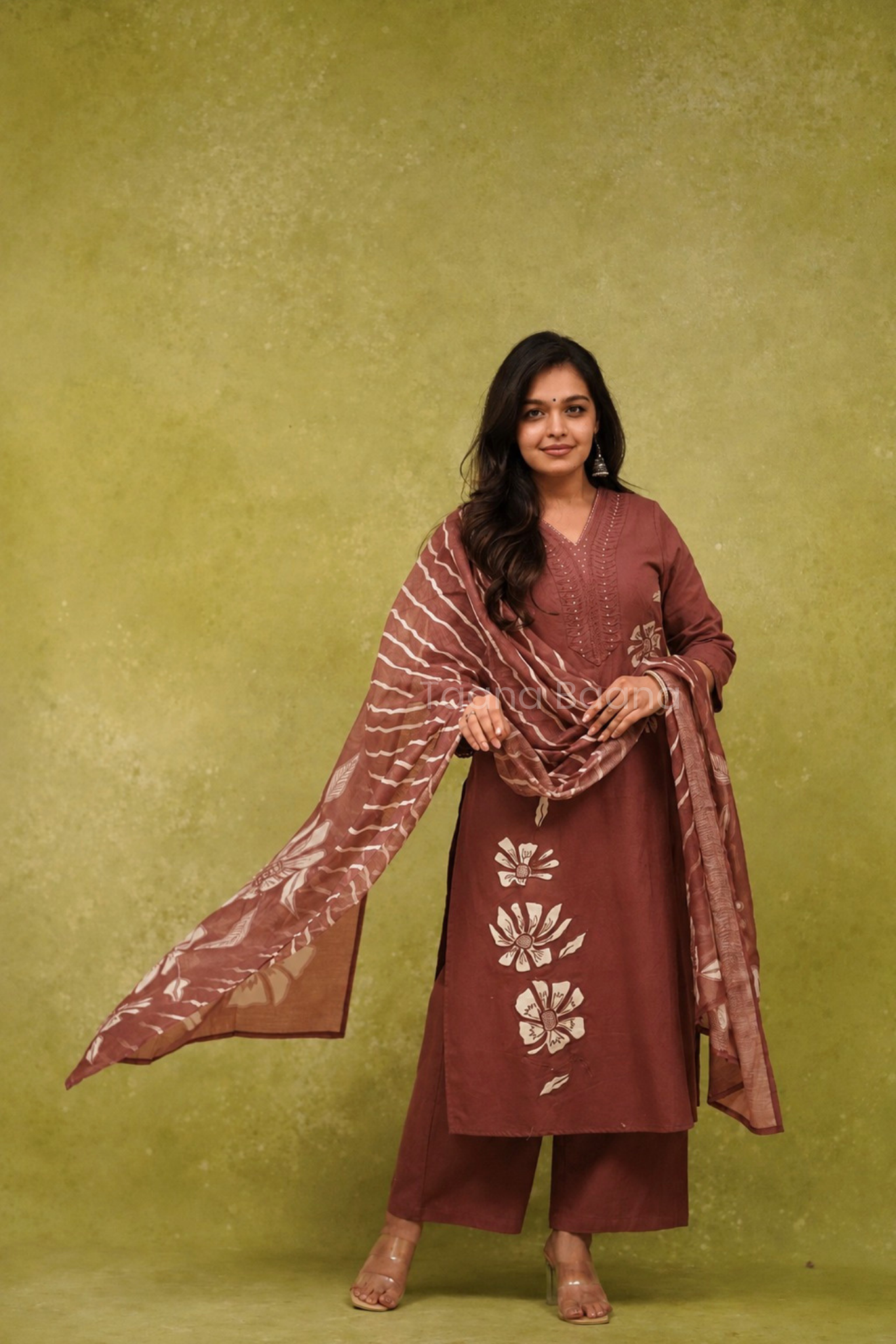 Dupatta Pant Set