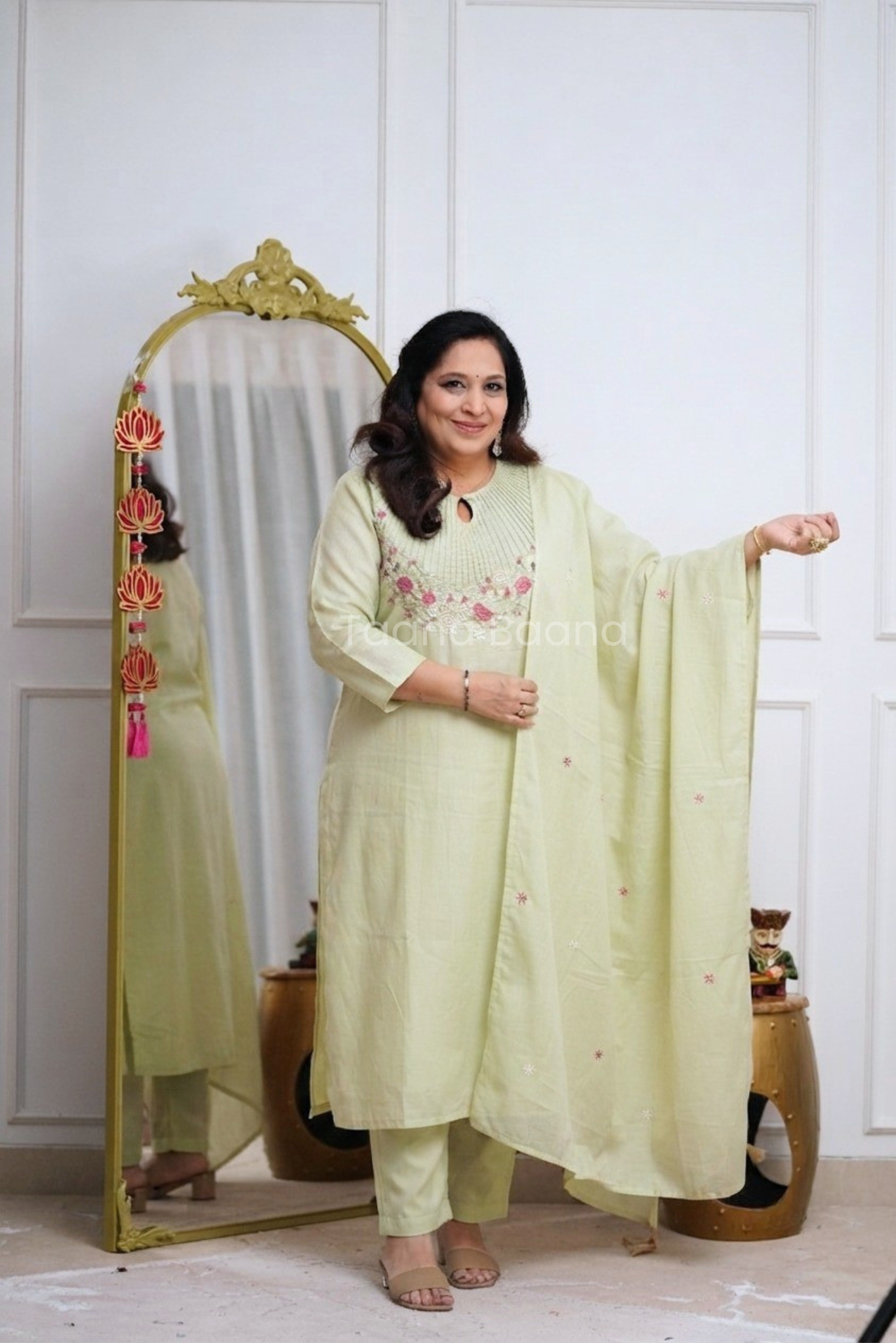 Dupatta Pant Set
