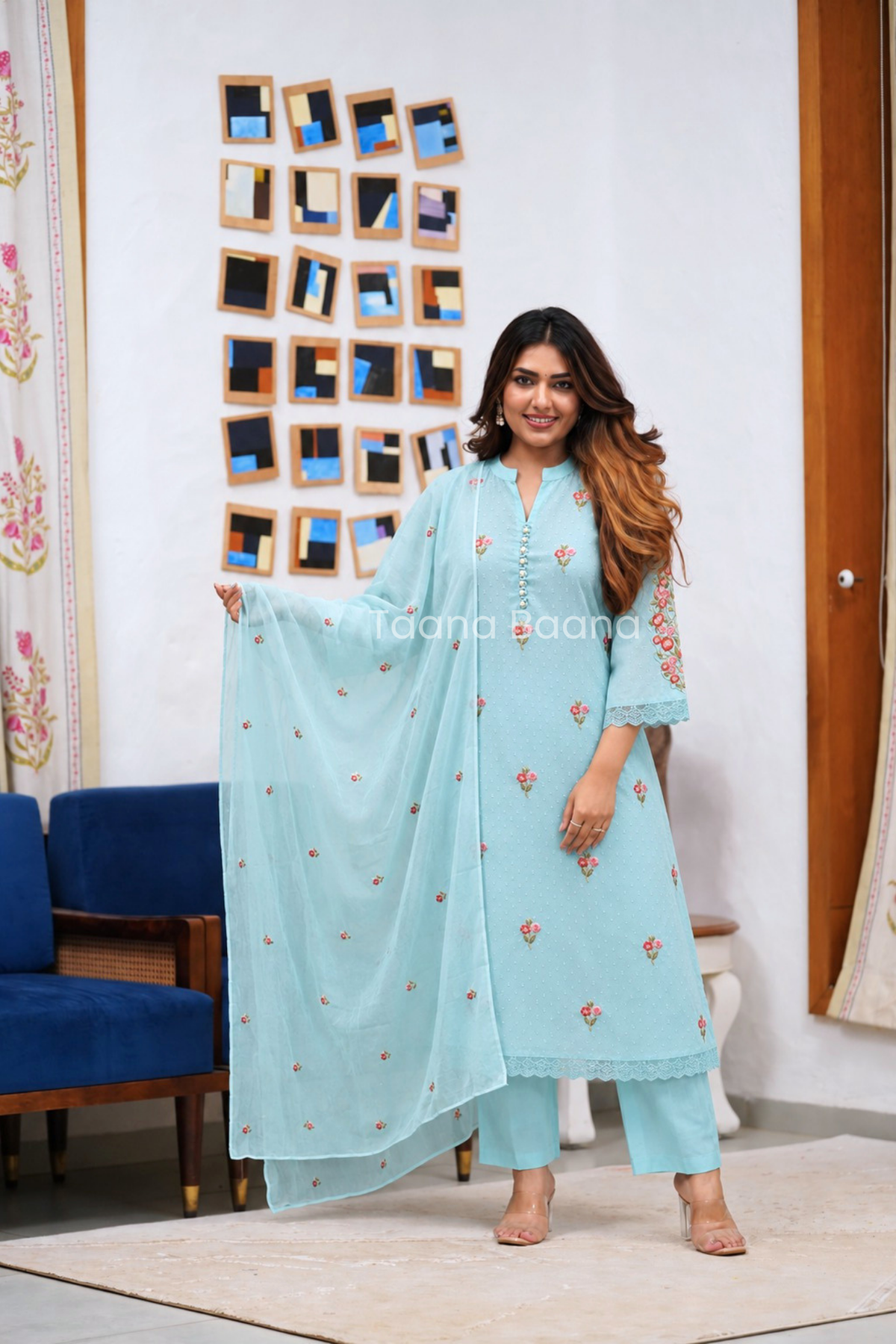 Dupatta Pant Set