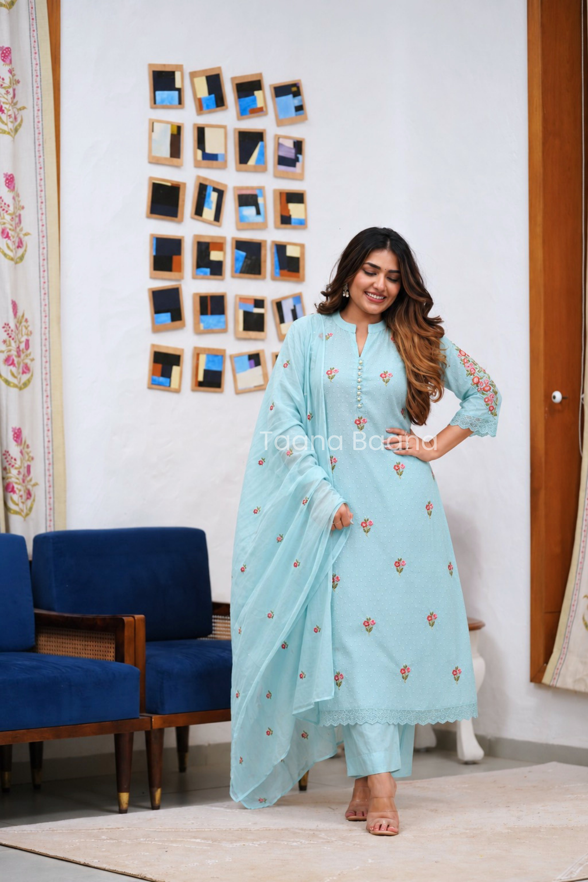 Dupatta Pant Set