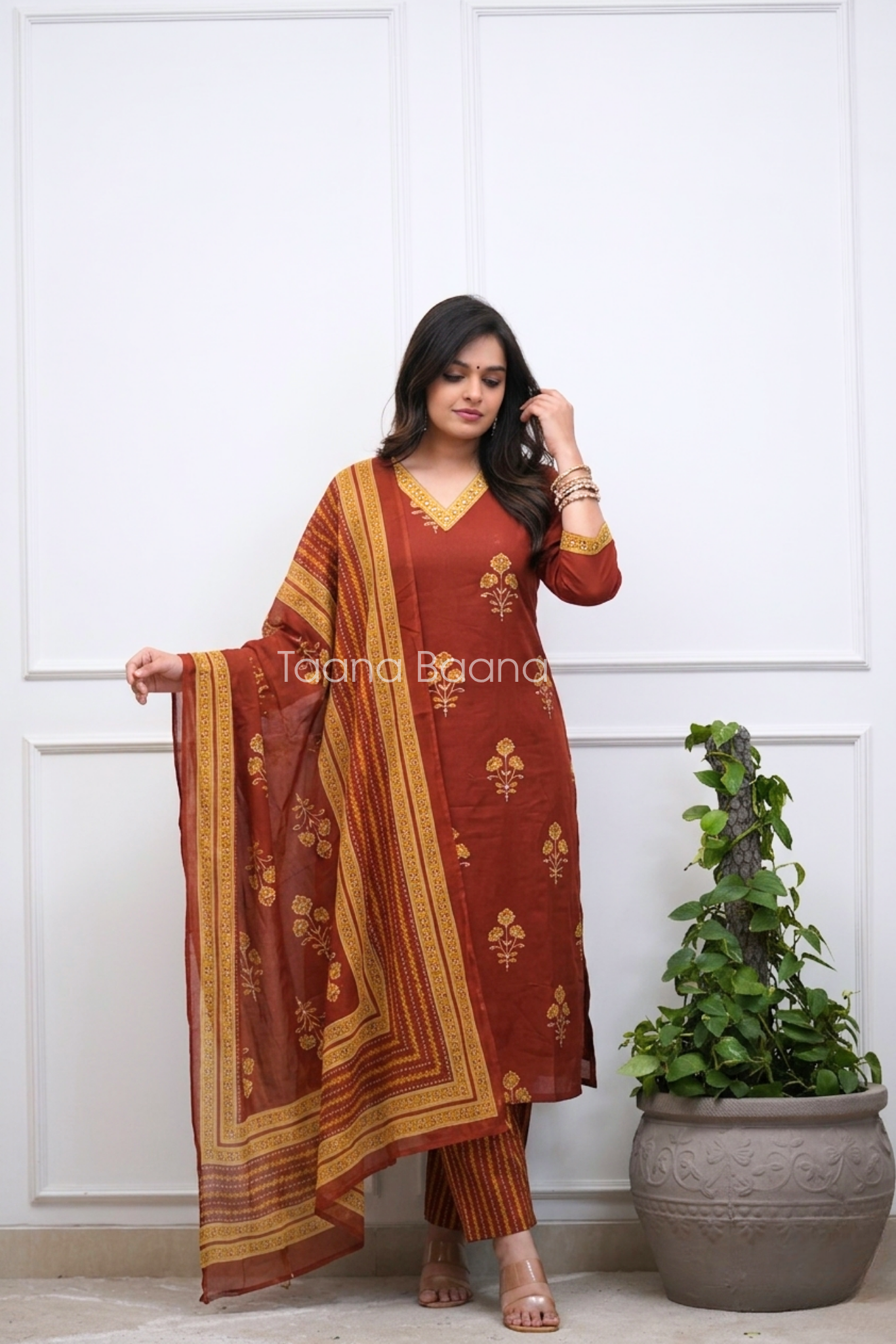 Dupatta Pant Set