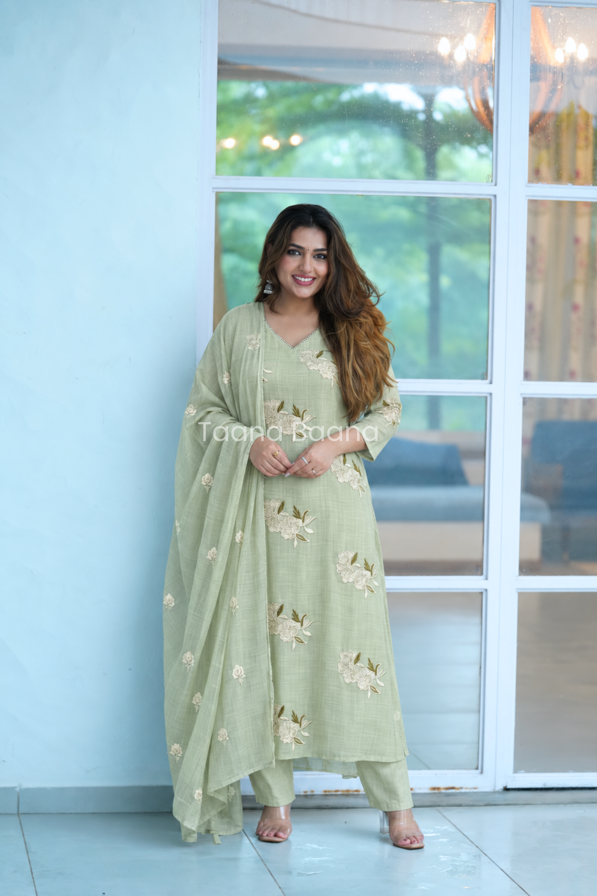 Dupatta Pant Set