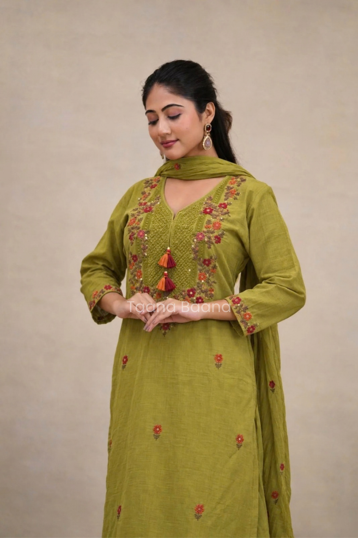Dupatta Pant Set
