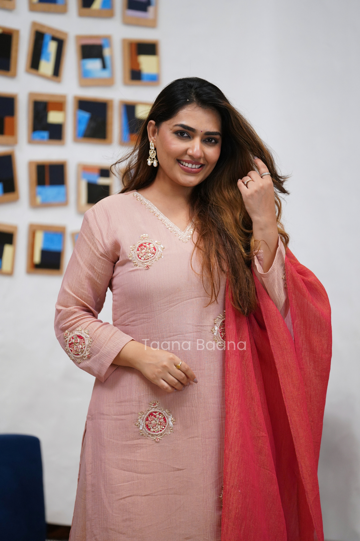 Dupatta Plazo Set