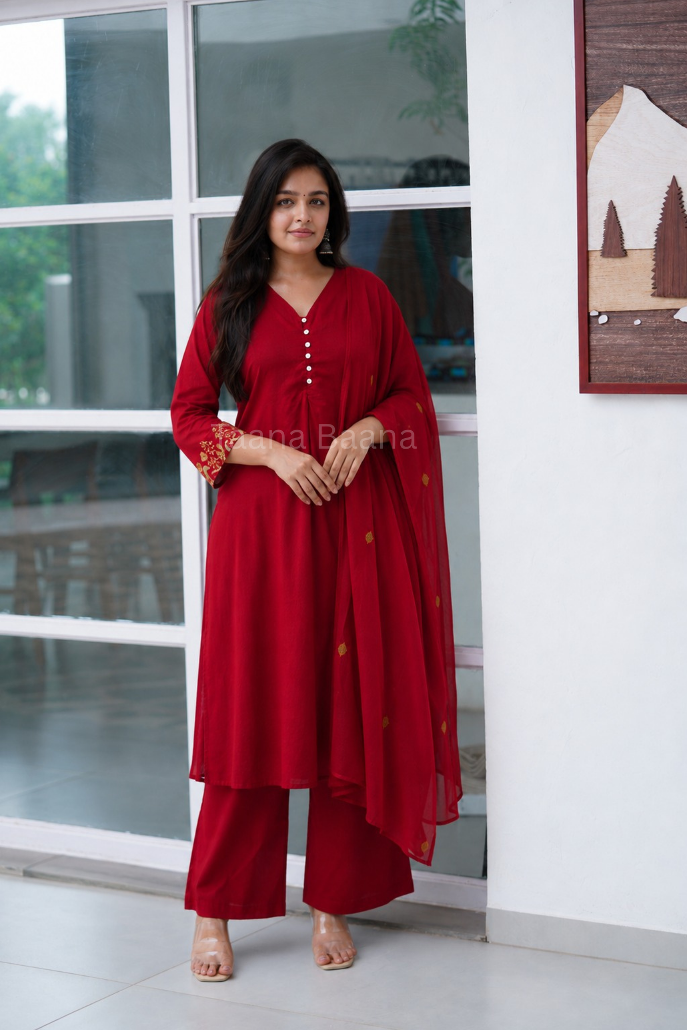 Dupatta Pant Set