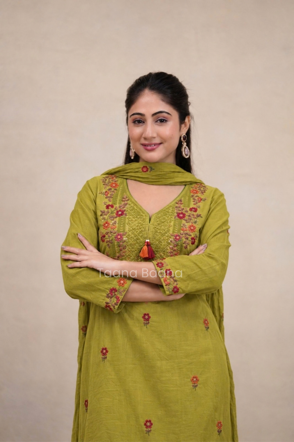 Dupatta Pant Set