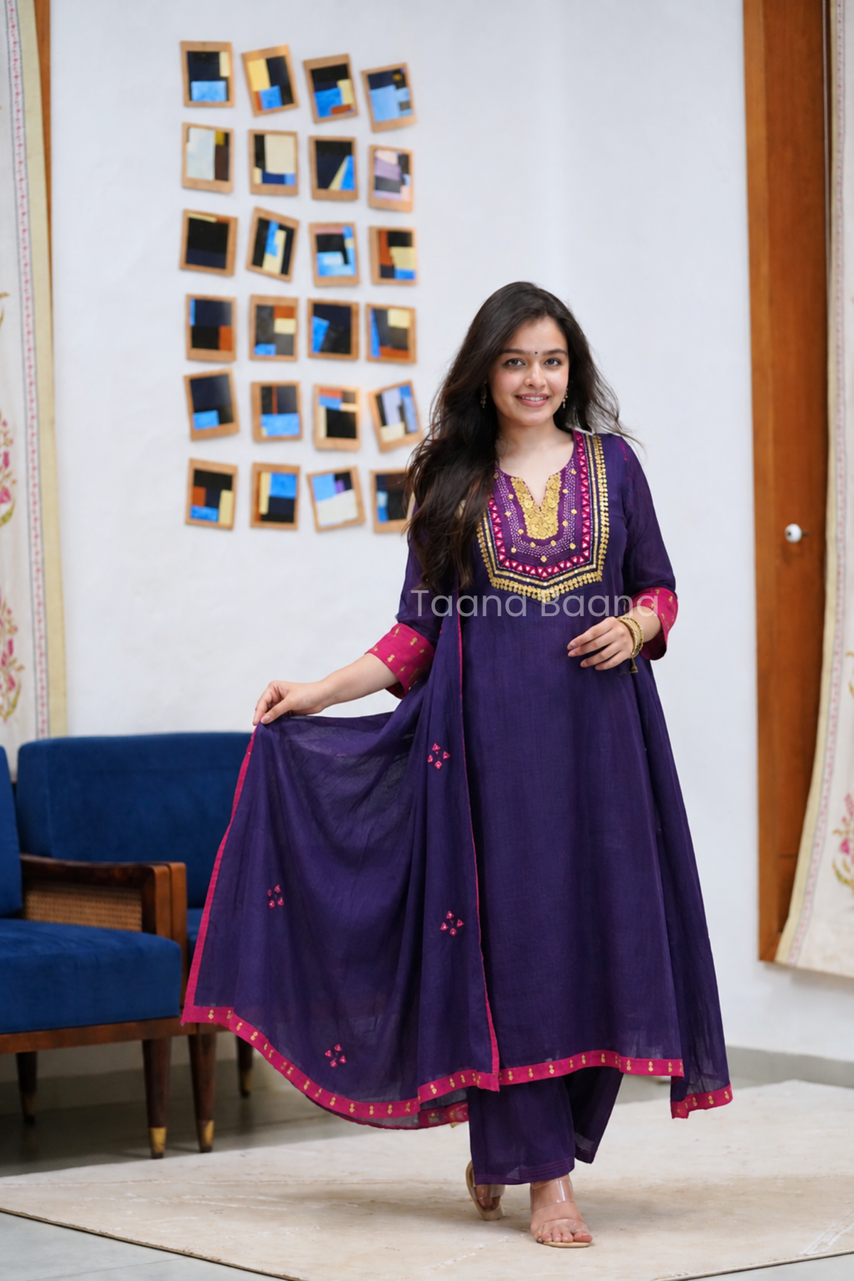 Dupatta Pant Set