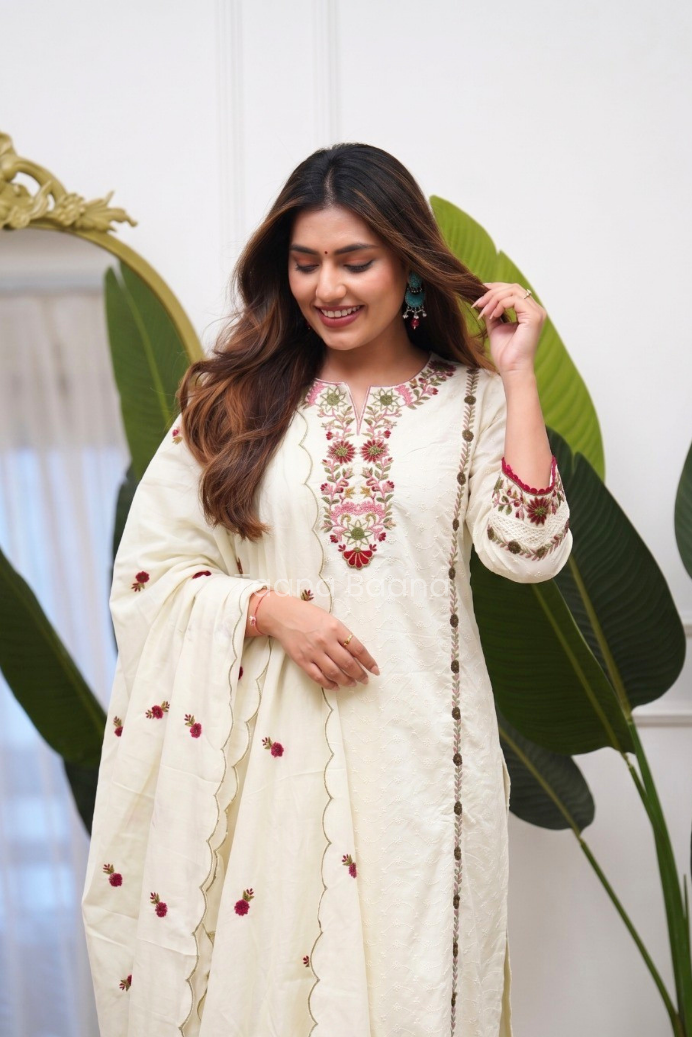 Dupatta Pant Set