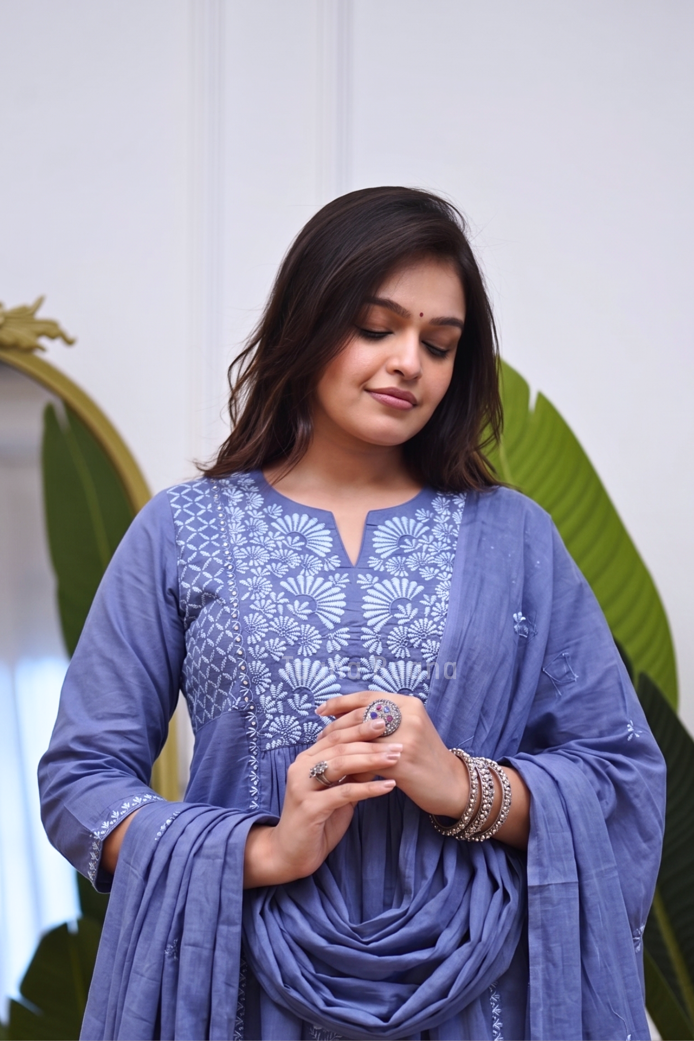Anarkali Dupatta Set