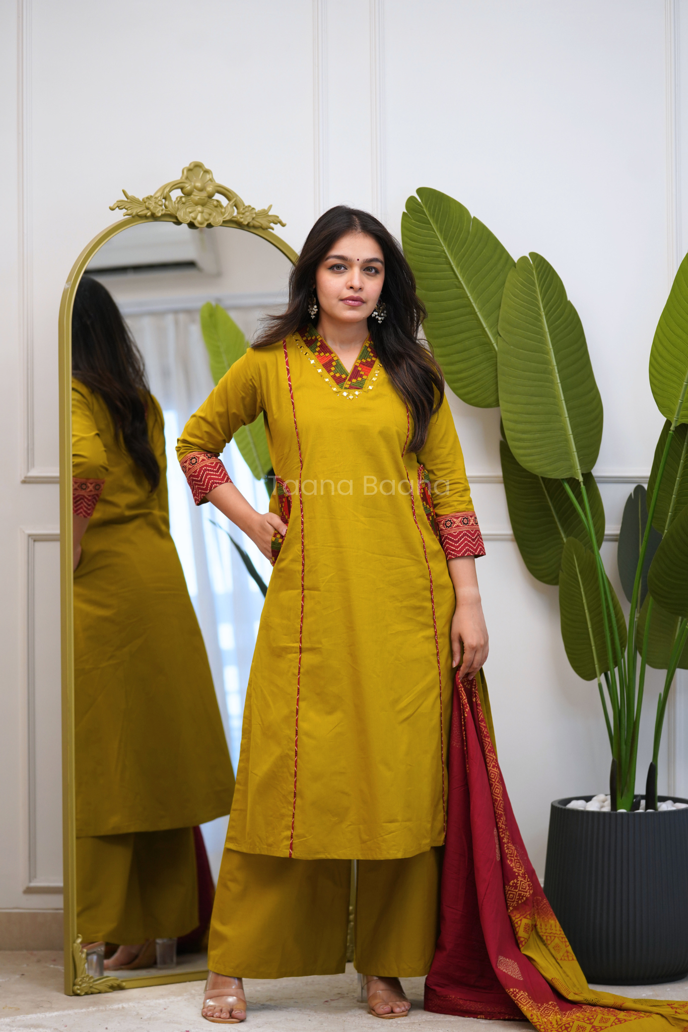 Dupatta Pant Set