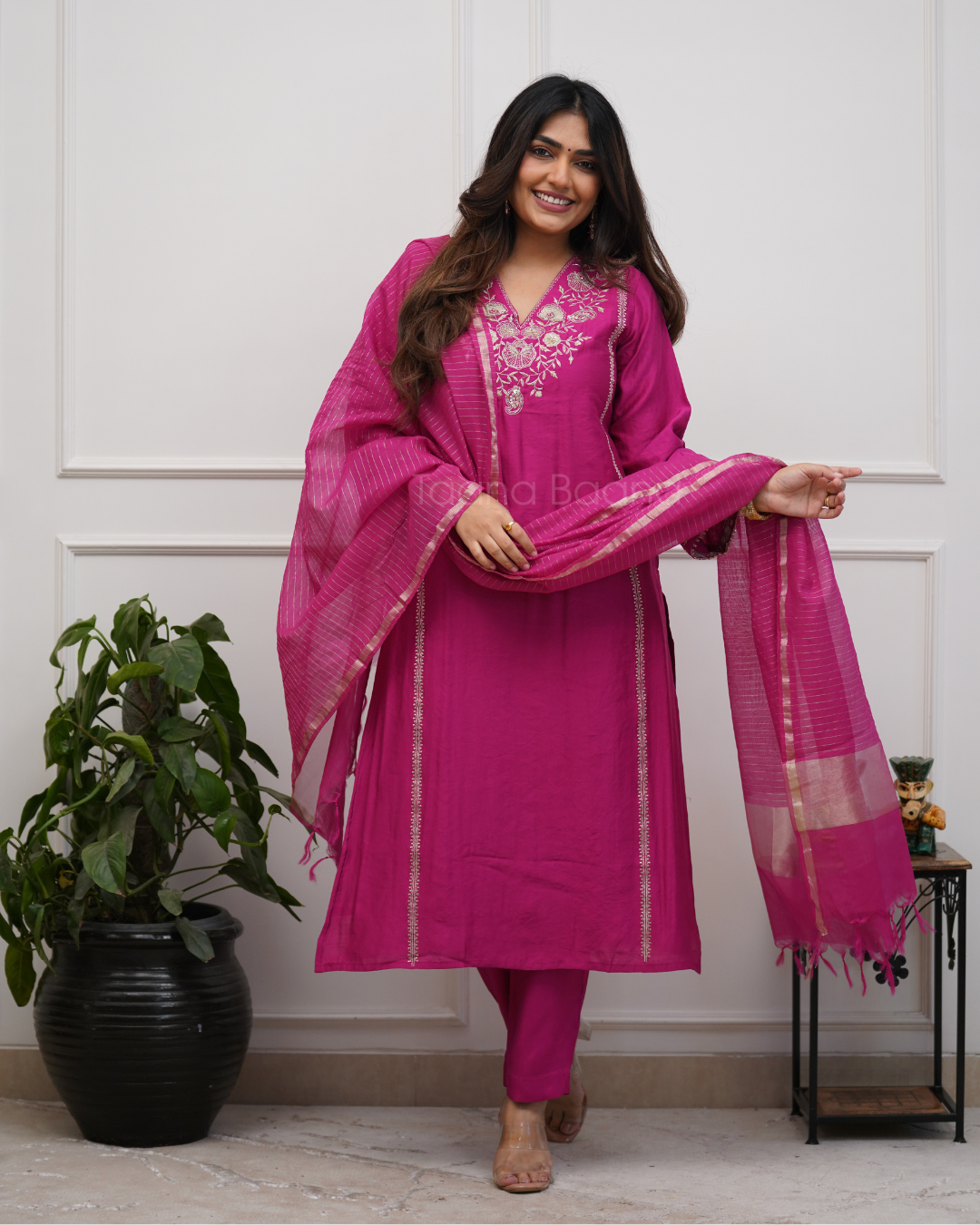 Dupatta Pant Set