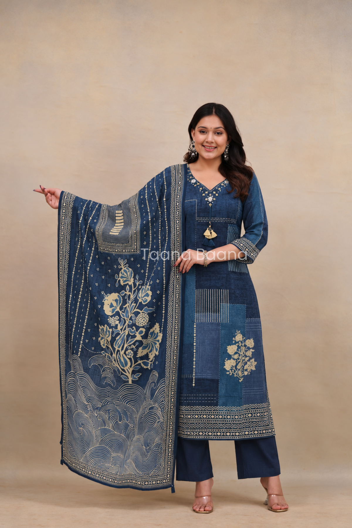 Dupatta Pant Set