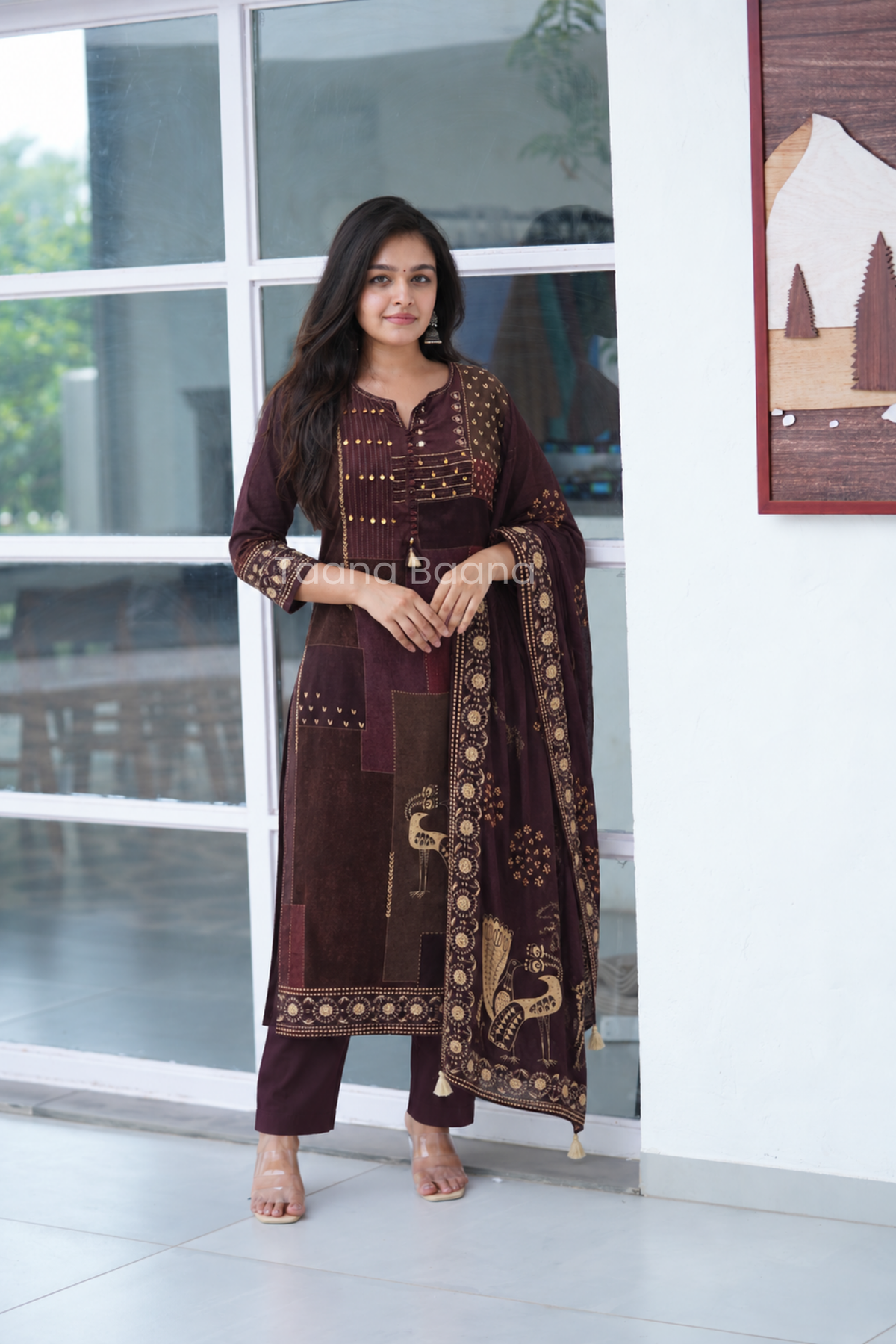 Dupatta Pant Set