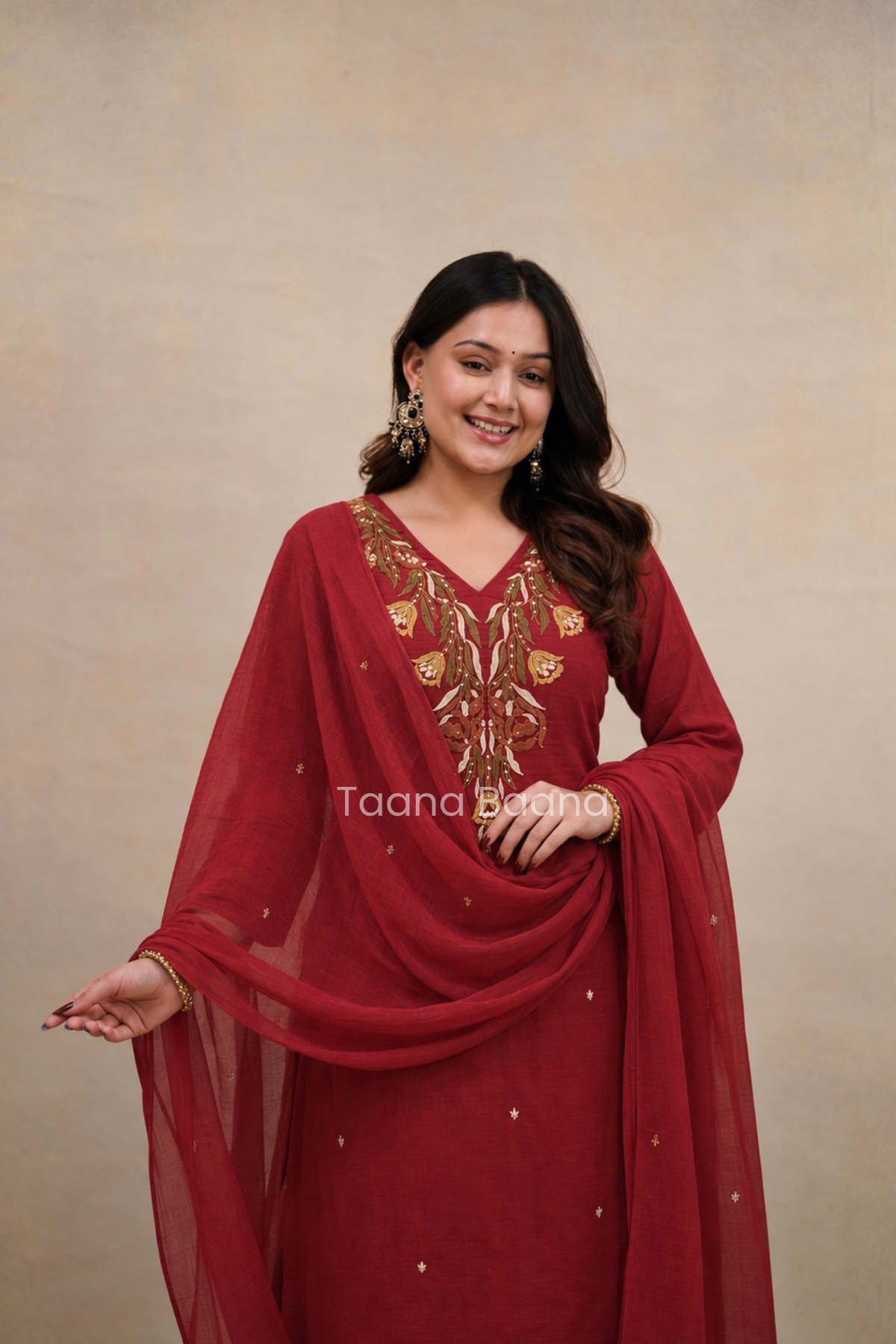 Dupatta Pant Set