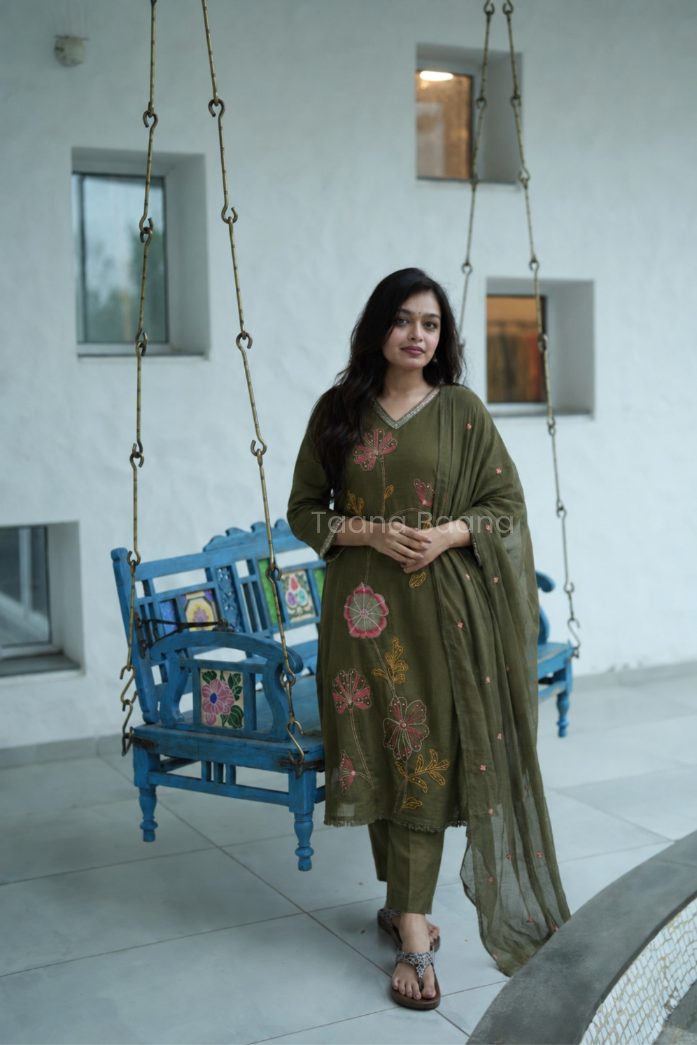 Dupatta Pant Set