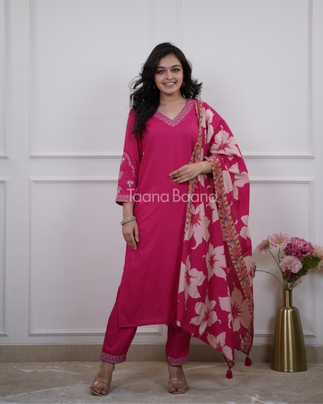 Dupatta Pant Set