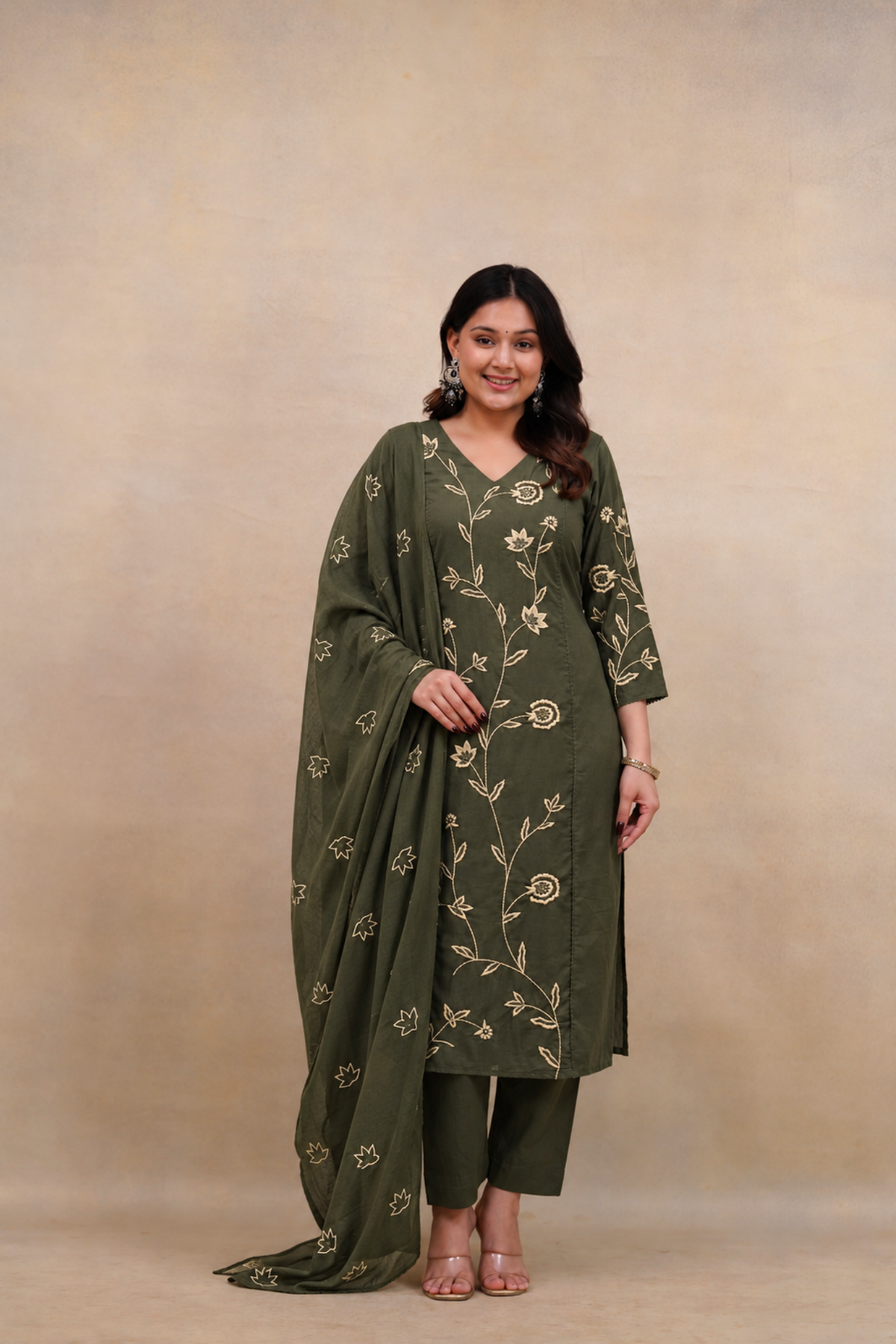 Dupatta Pant Set