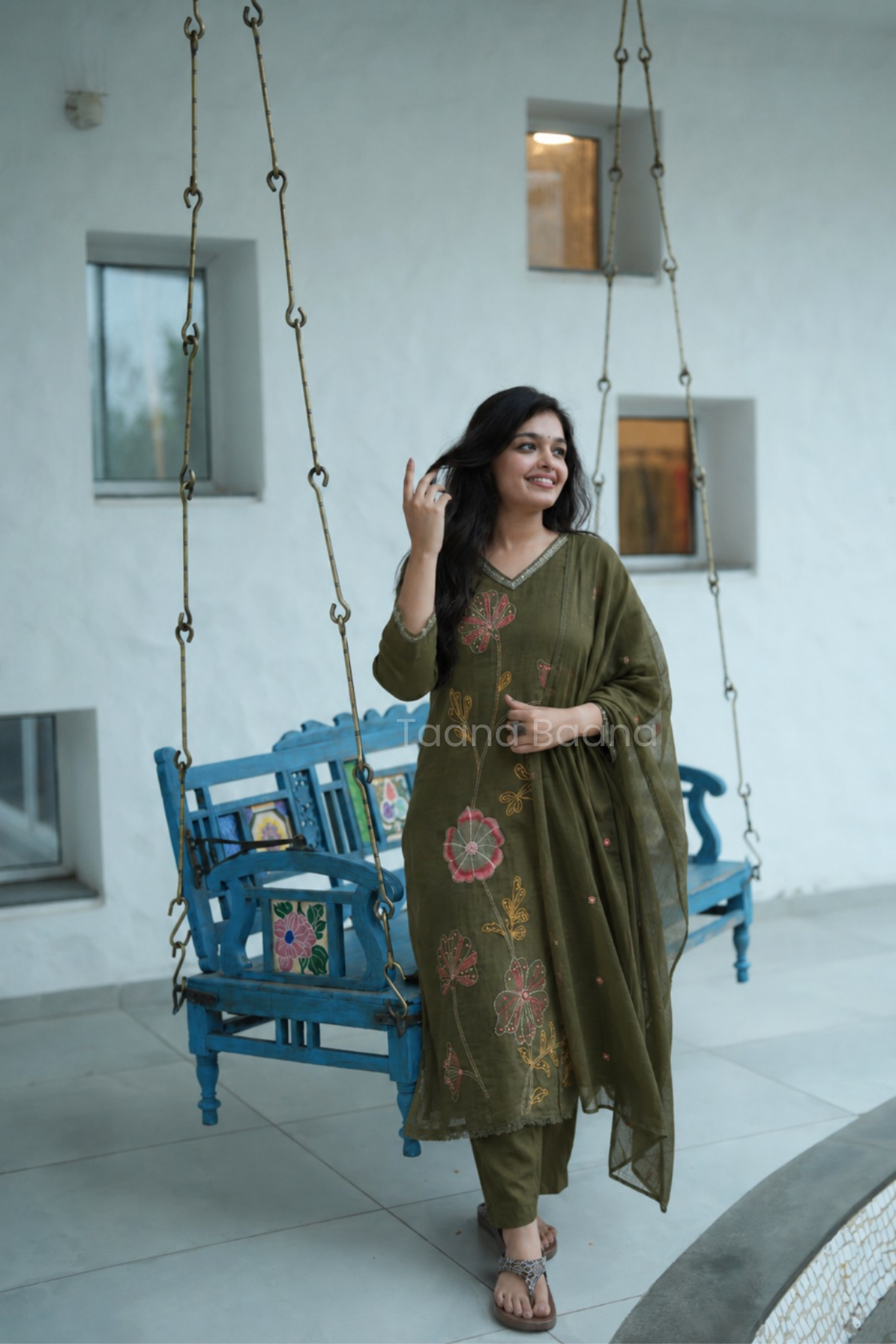 Dupatta Pant Set
