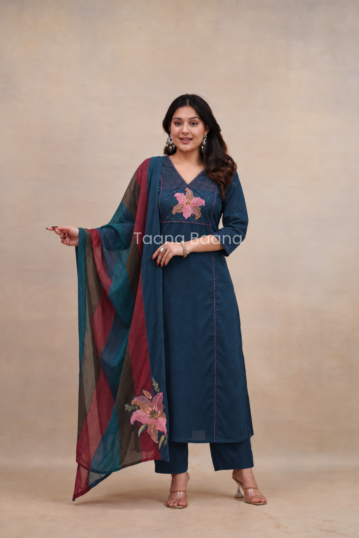 Dupatta Pant Set