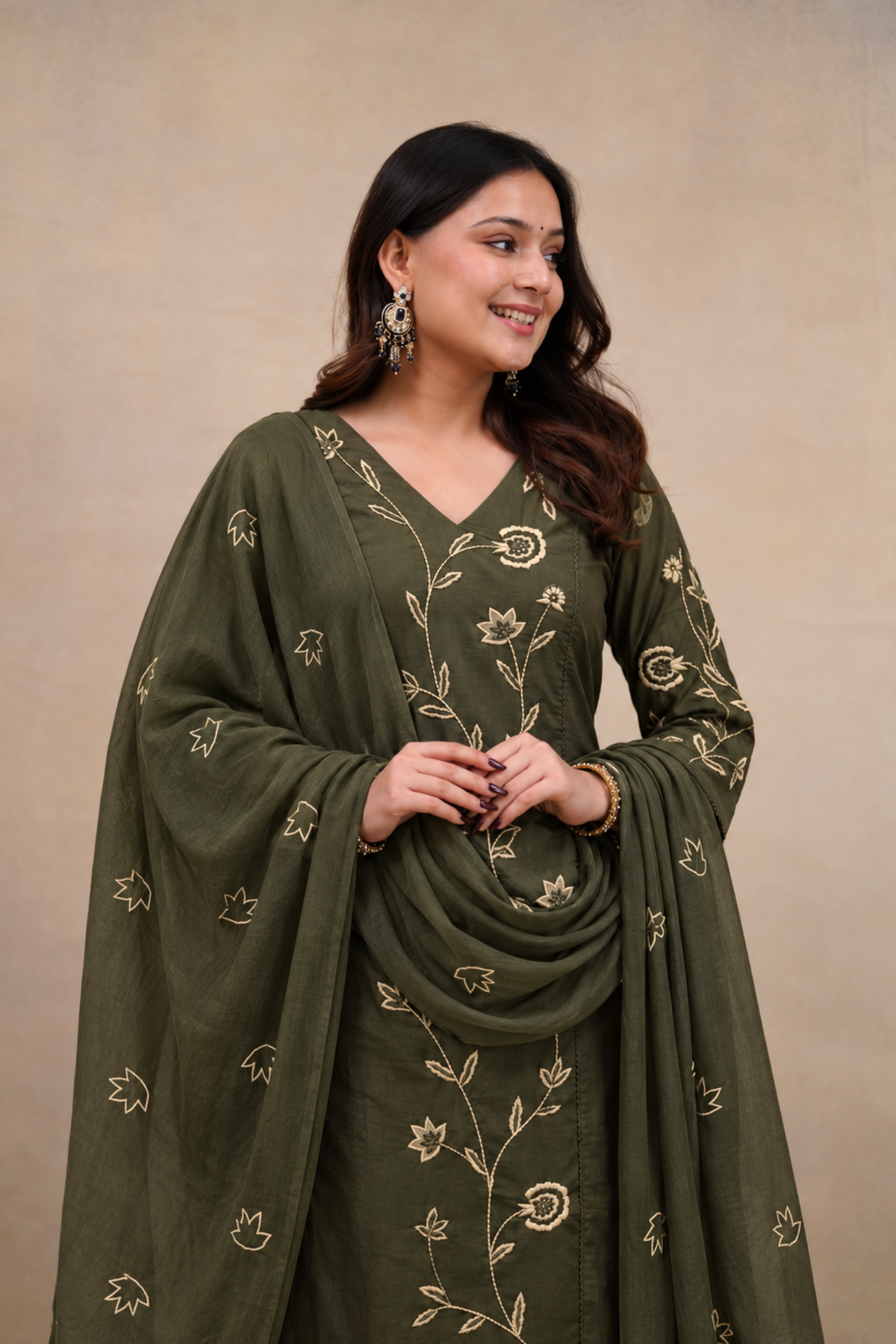 Dupatta Pant Set